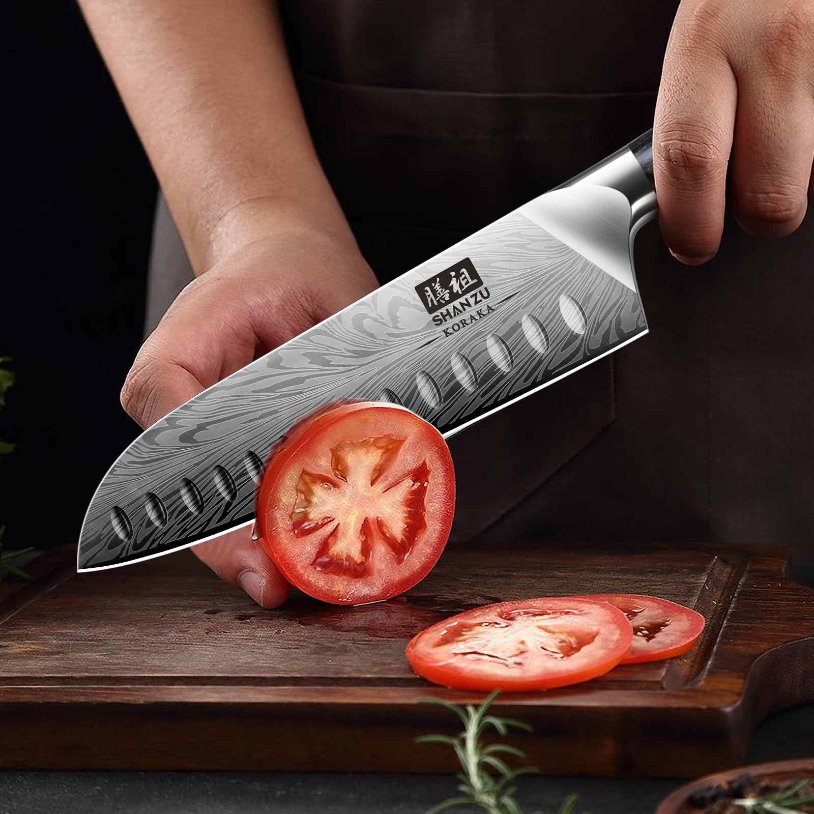 SHAN ZU Powder Steel Boning Knife - 63 HRC High Carbon | 12° Blade Angle | Ergonomic Pakkawood Handle 6
