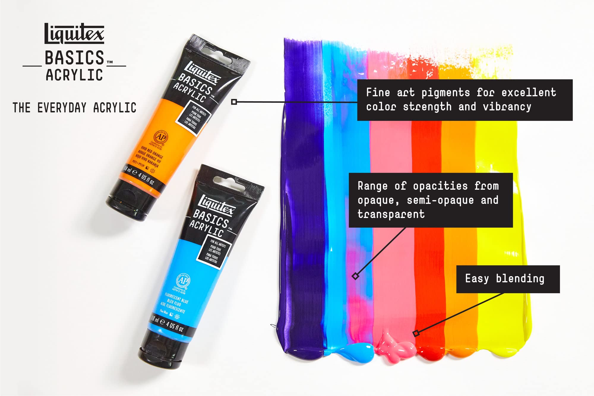 Liquitex Basics Acrylic Paint - Burnt Umber | 118 ml | Artist Quality Pigments 3