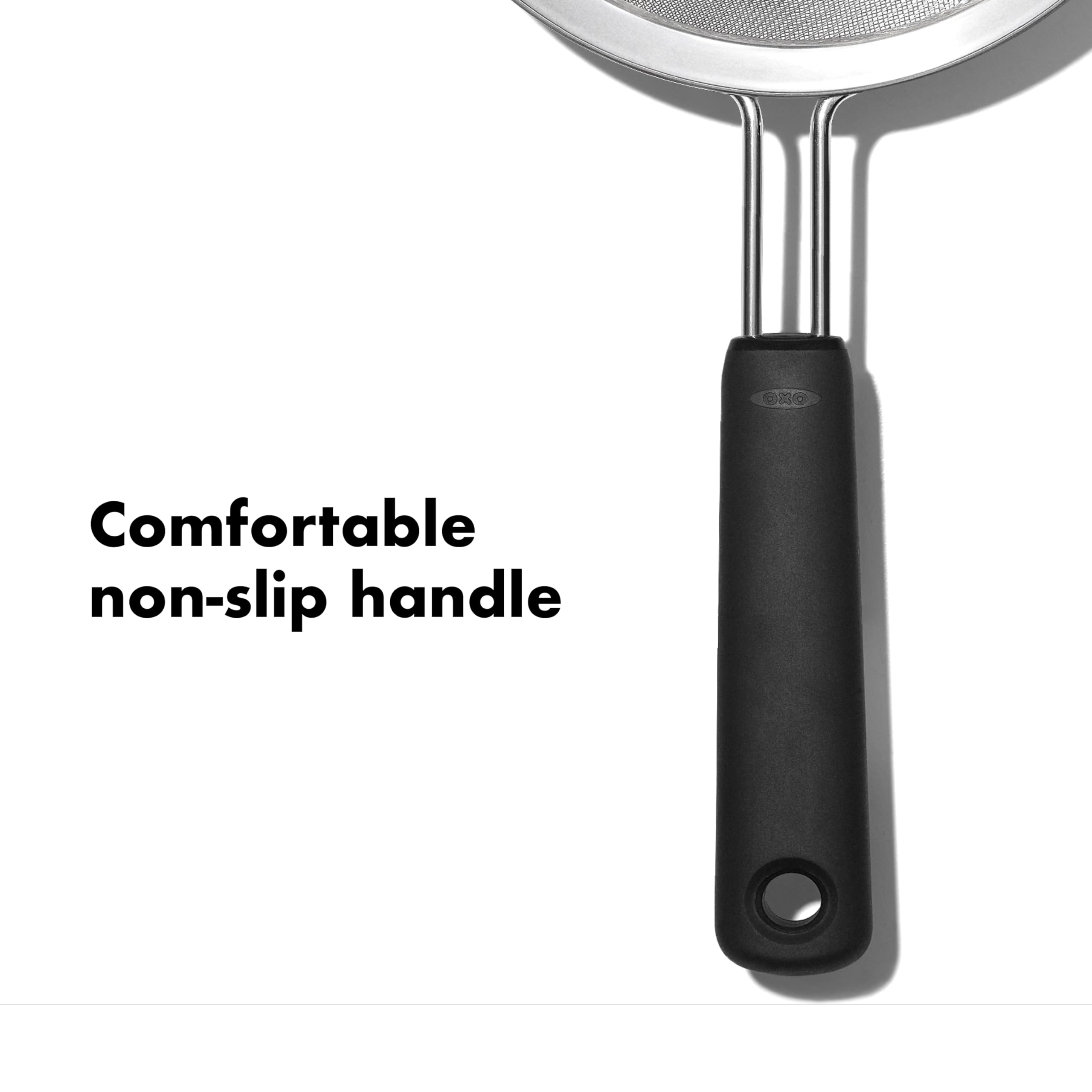 OXO Good Grips Stainless Steel Food Strainer - 20.3 cm Fine Mesh | Dishwasher Safe 5