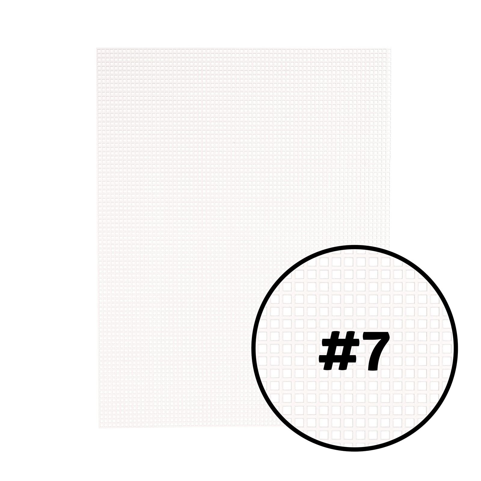 Vaessen Creative Plastic Canvas - 7 Count Flexible Mesh for Embroidery & Cross Stitch | 2 Pieces, 26x34 cm 2