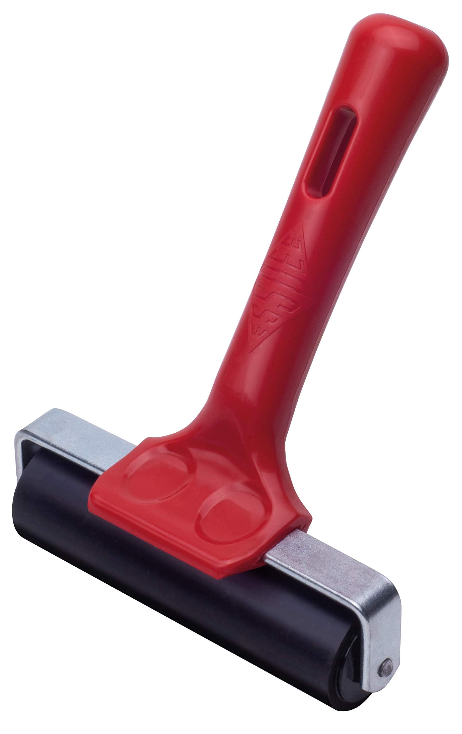 ESSDEE Relief Printing Ink Roller/Brayer - 100mm Red Plastic Roller | Machine-Ground Surface 3