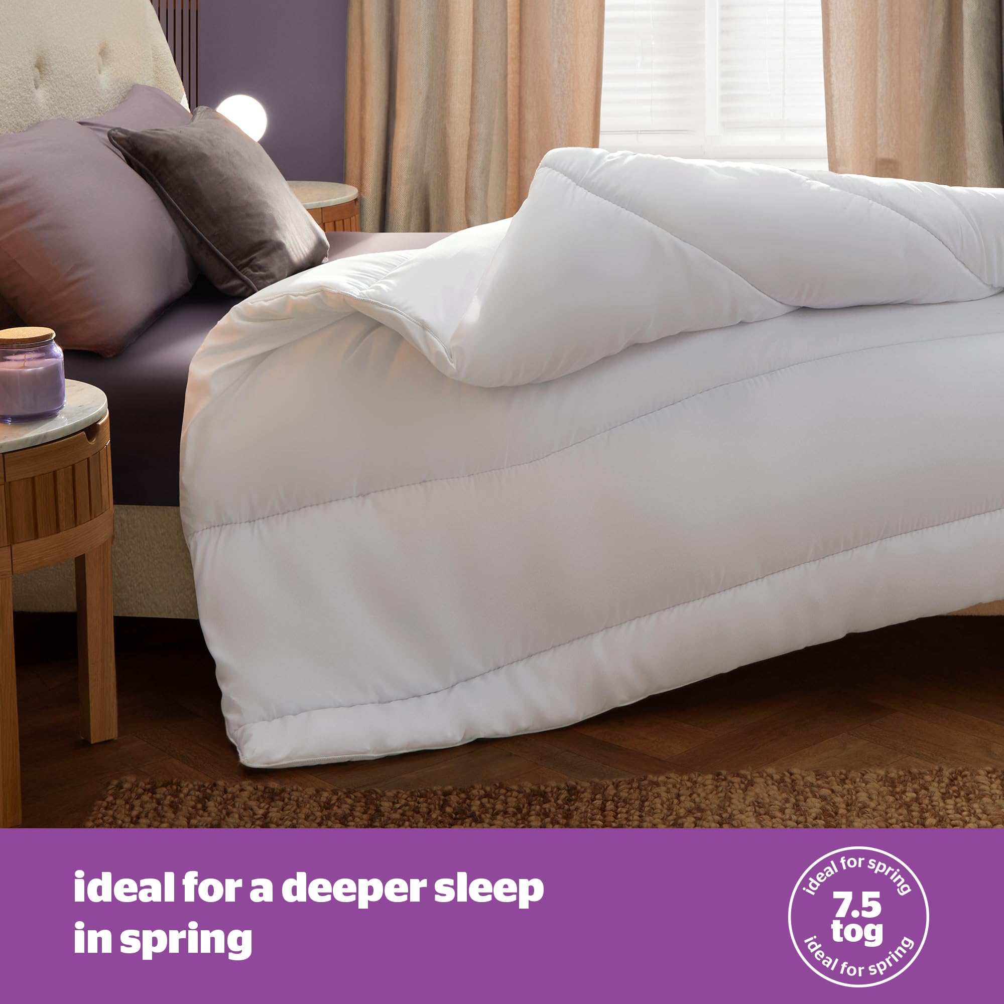 Silentnight Deep Sleep King Duvet 7.5 Tog - Hypoallergenic, Machine Washable | King Size 225x220cm White 3