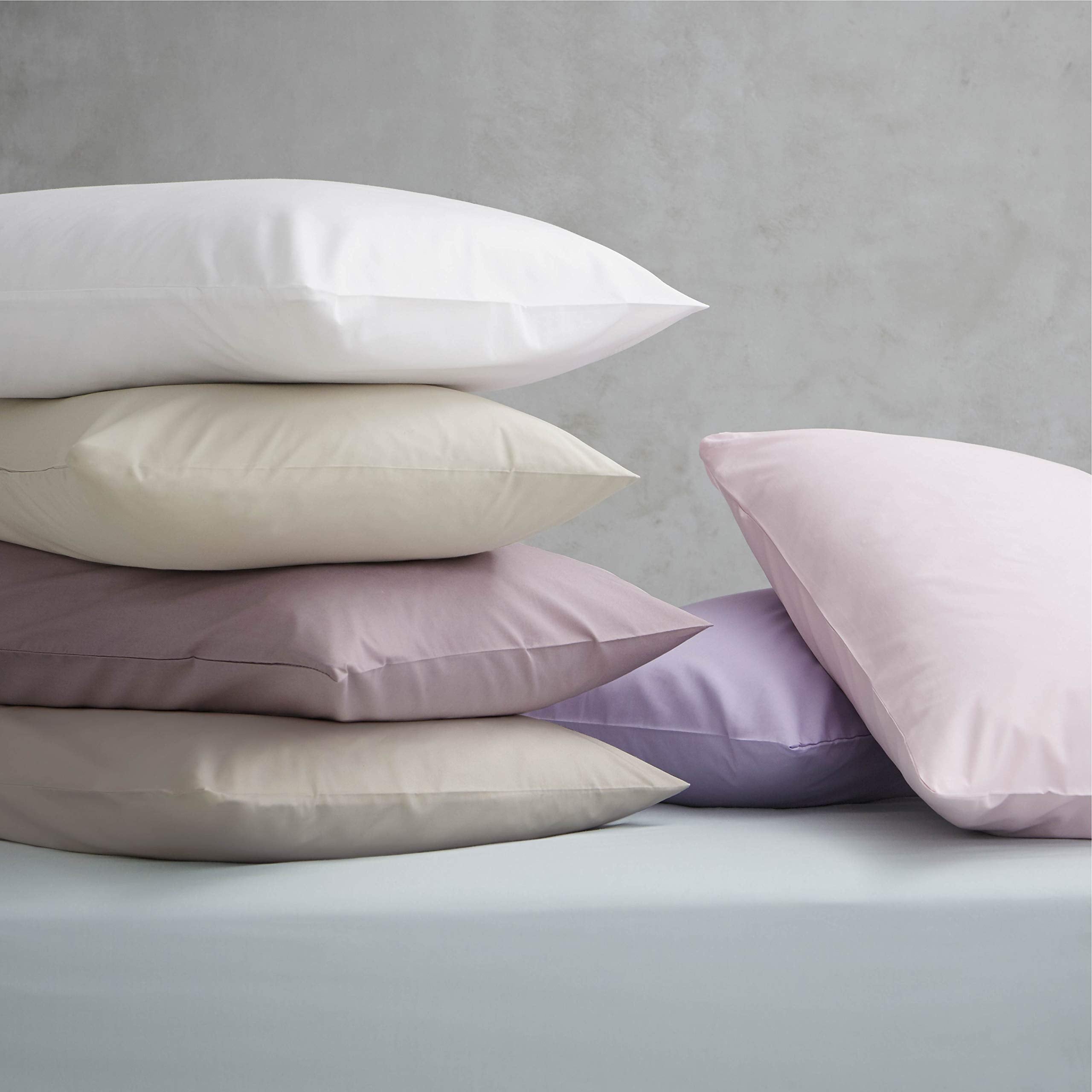 Catherine Lansfield Easy Iron Percale Standard Pillowcase Pair White | Soft | 50x75cm 4