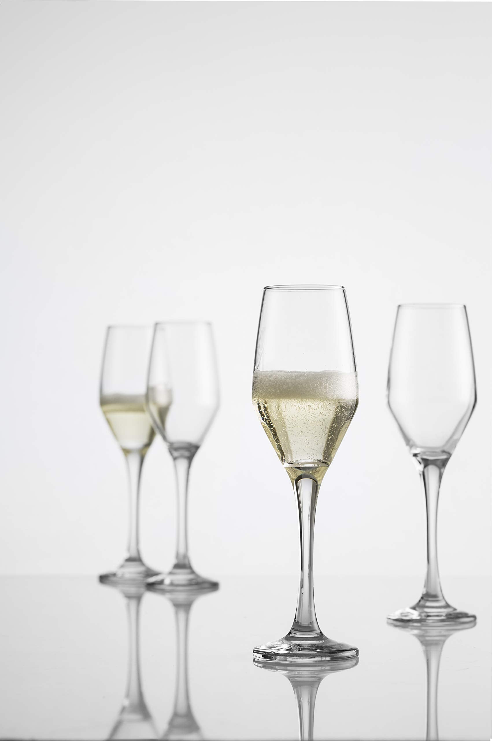 Ravenhead Majestic Set of 4 Prosecco/Champagne Flutes - 21 CL Capacity | Dishwasher Safe 9