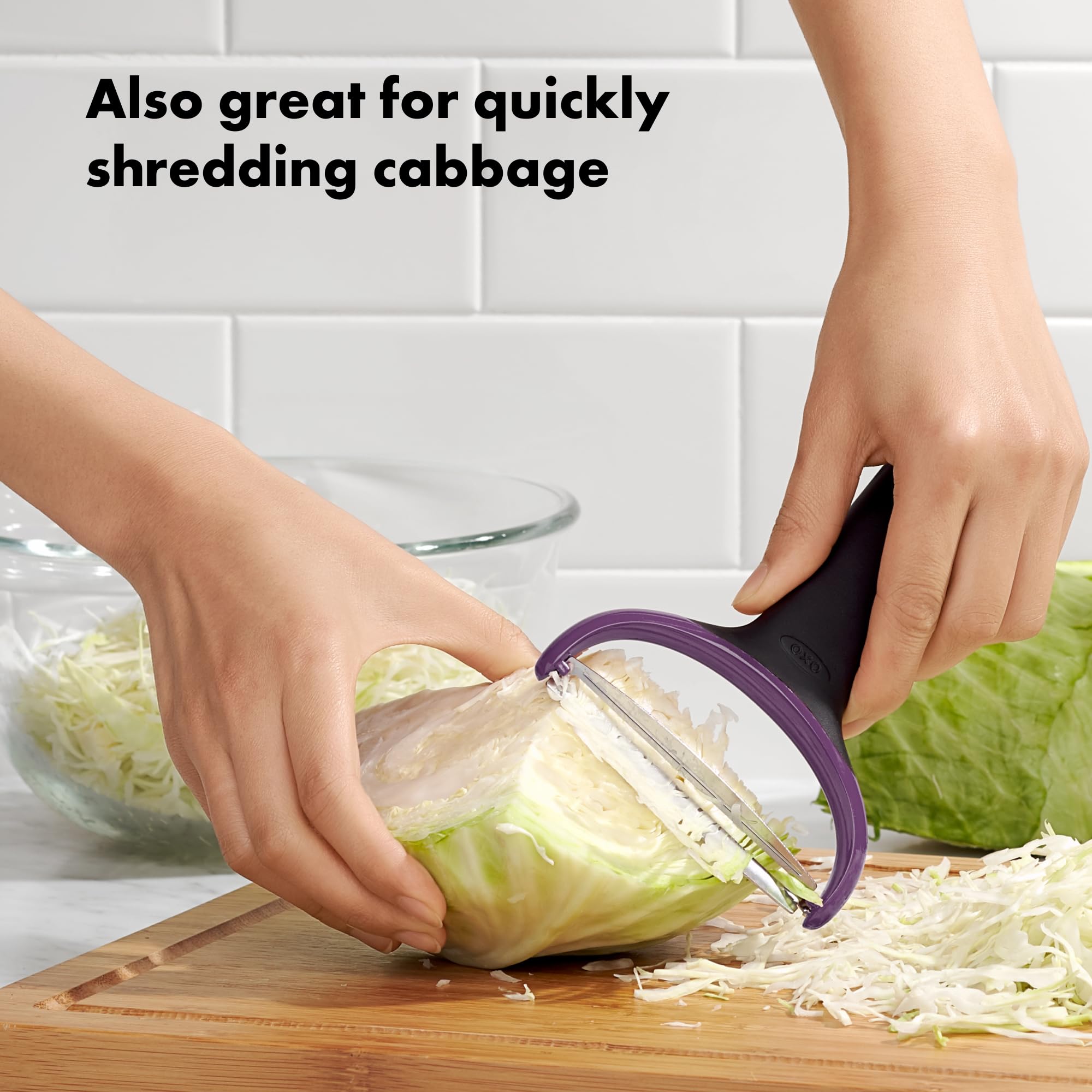 OXO Good Grips Large Y-Shaped Vegetable Peeler - Ultra-Sharp Stainless Steel Blade | Non-Slip Handle | Dishwasher Safe 4