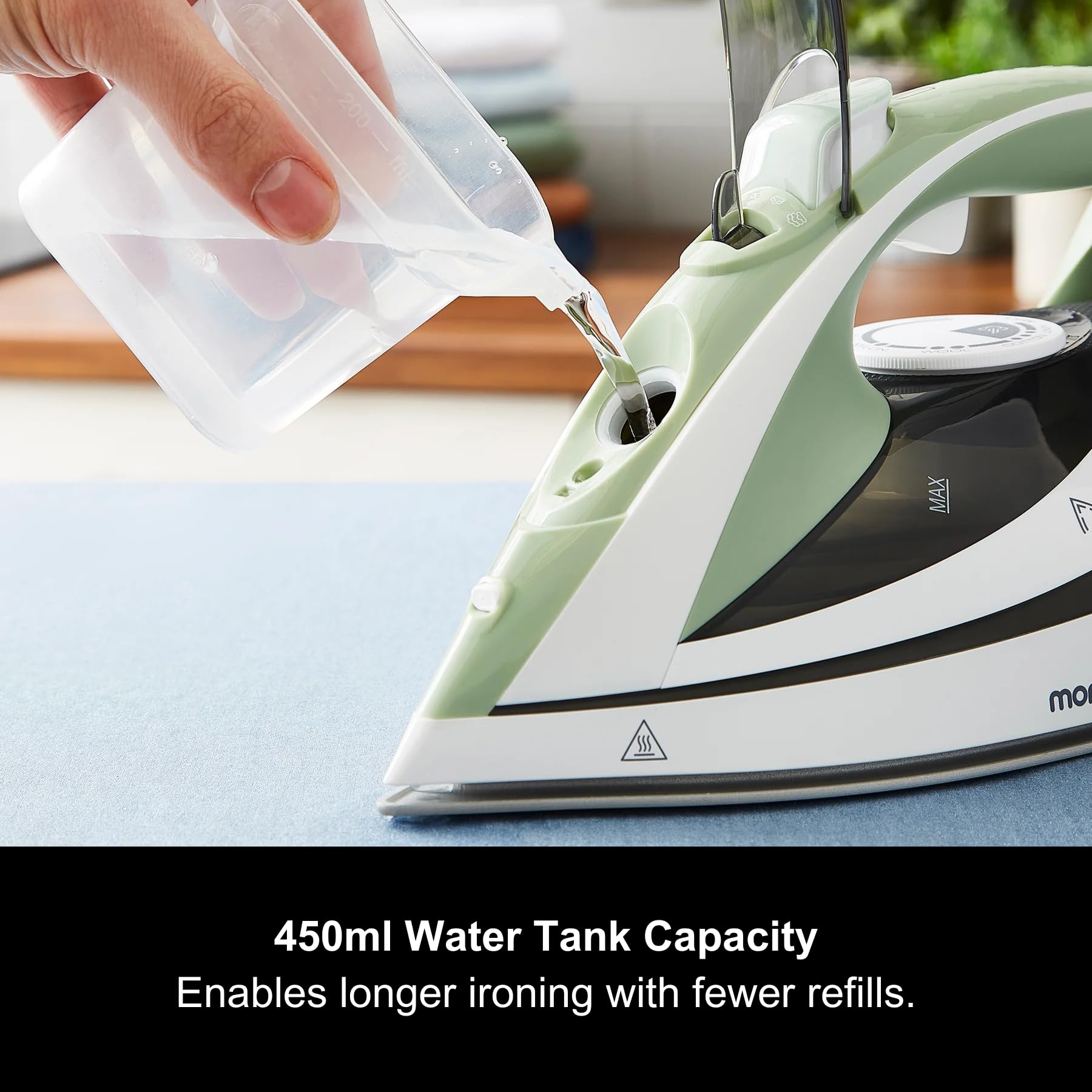 Morphy Richards Steamflow Turbo Steam Iron - 35g/min Vertical Steam | Ceramic Soleplate | 450ml Tank 6