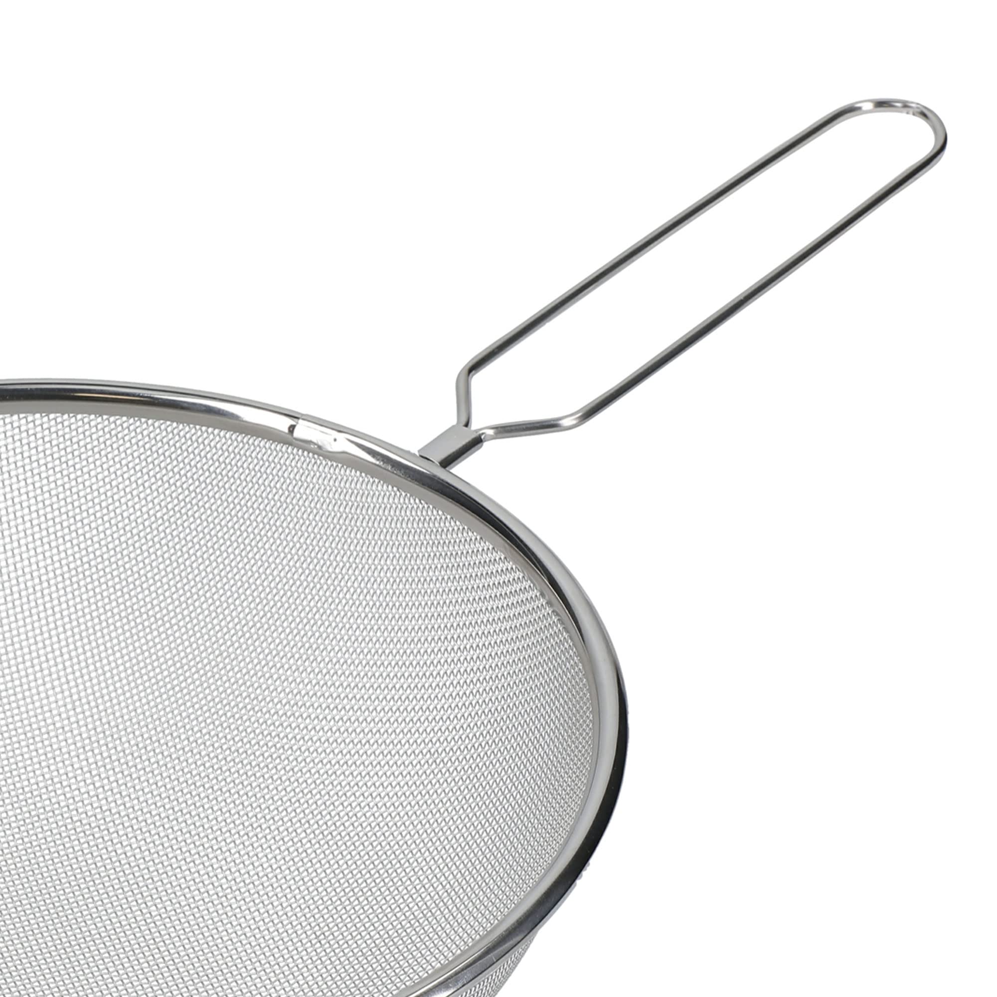 KitchenCraft Extra Large Stainless Steel Sieve - 25 cm Diameter | Rust Resistant | Dishwasher Safe 3