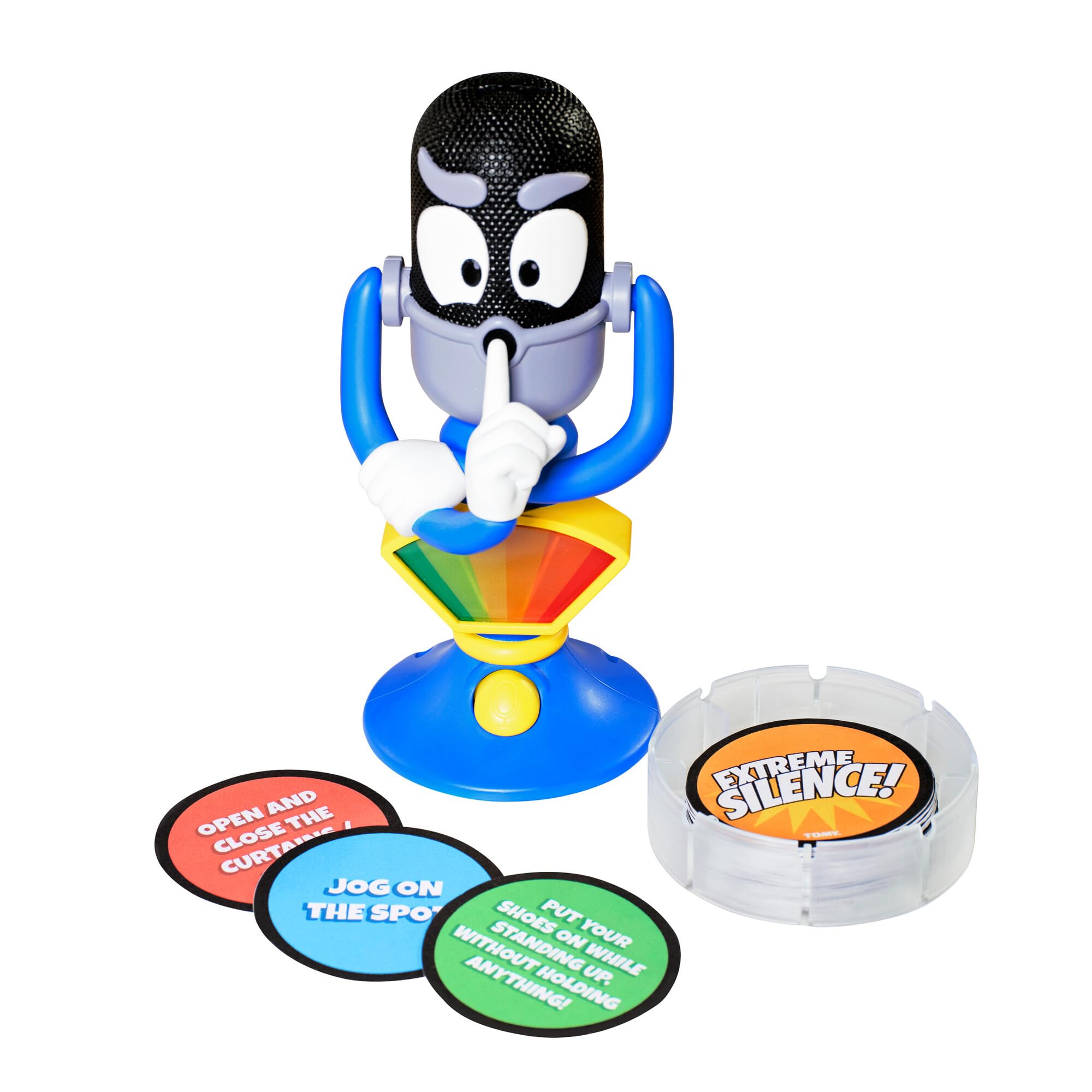 TOMY Extreme Silence Game - Sound-Sensitive Party Challenge for 2+ Players, Ages 6+ 1