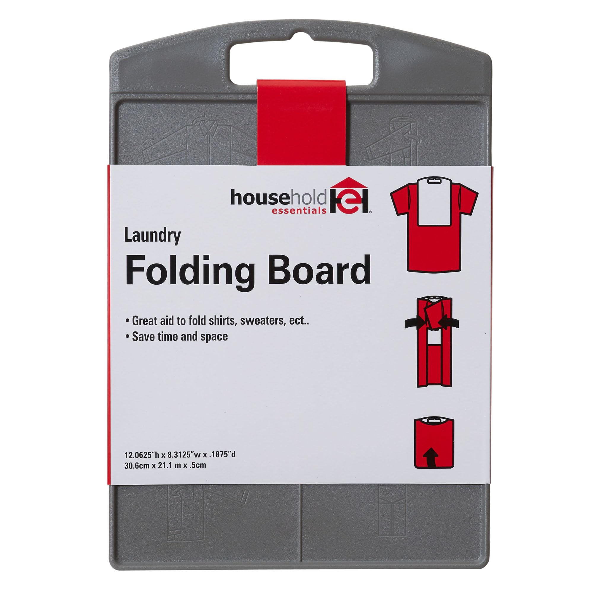 Household Essentials Cedar Shirt Folding Board for Laundry | Uniform Folds | Portable 1