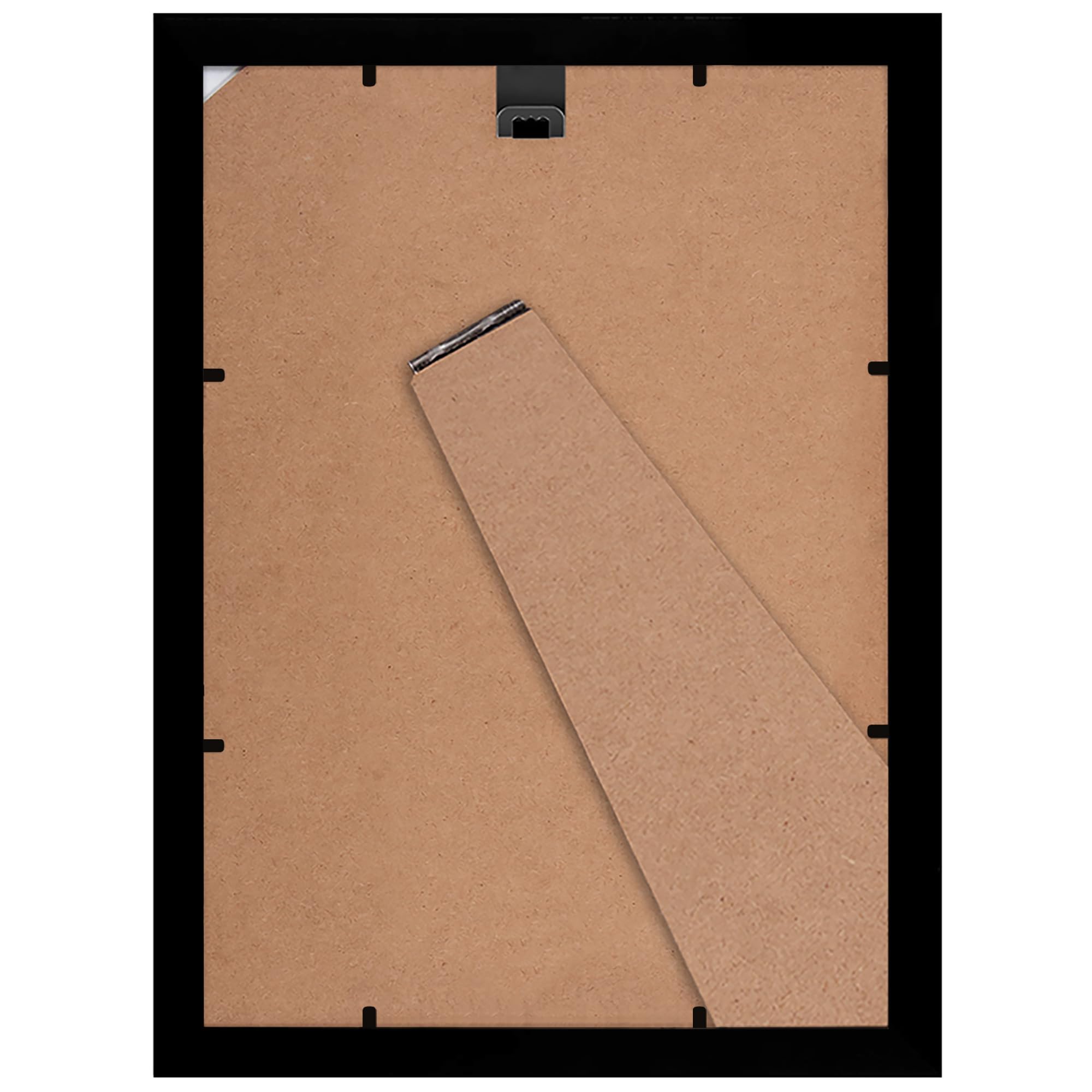Americanflat A4 Picture Frame in Black - Engineered Wood with Shatter Resistant Glass | 21x29.7 cm 6