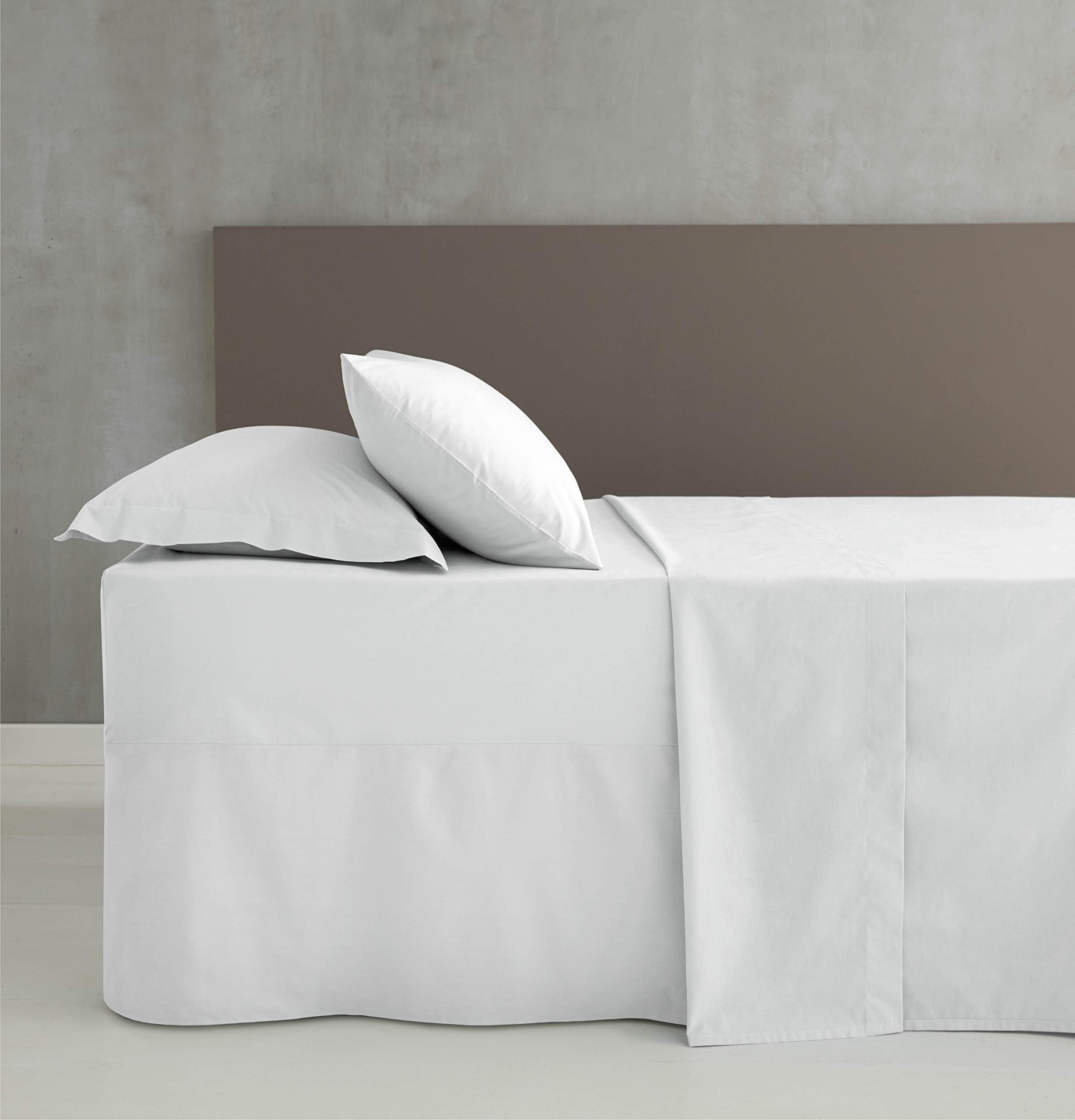 Catherine Lansfield Easy Iron Percale Standard Pillowcase Pair White | Soft | 50x75cm 2
