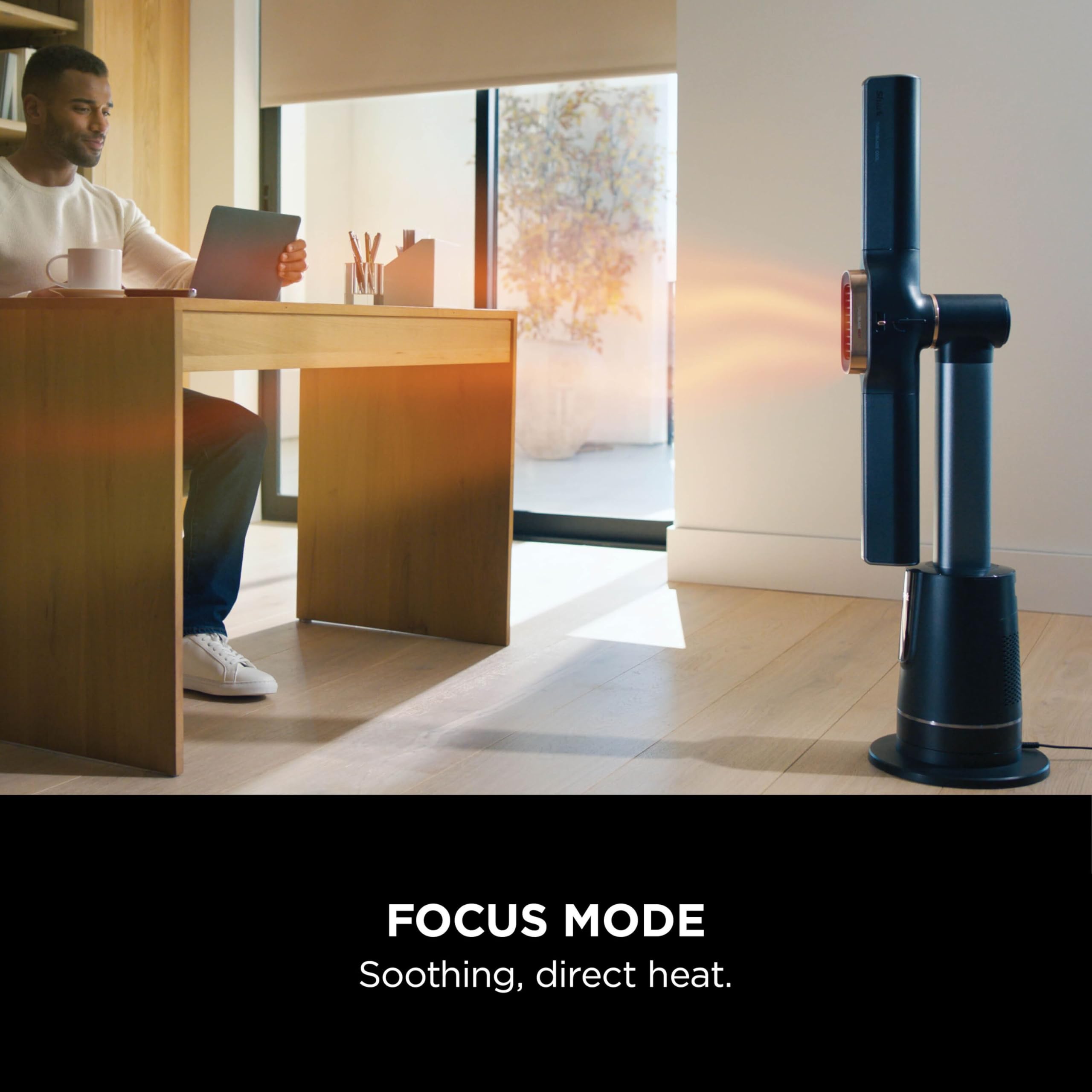Shark TurboBlade Cool + Heat Tower Fan and Heater | Bladeless | Remote Included | 2200W 7