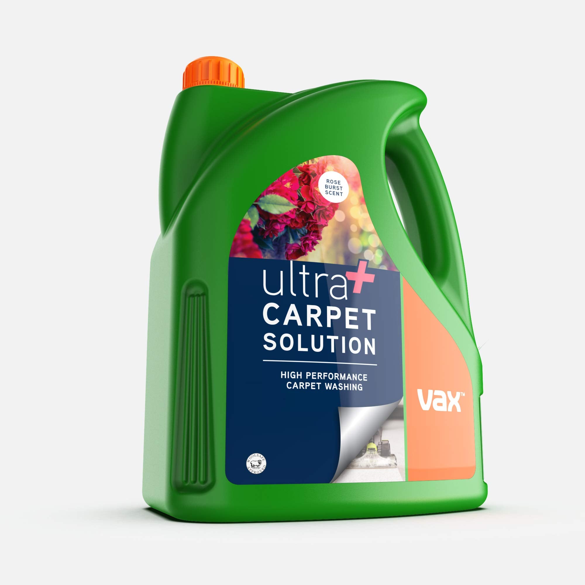 Vax Ultra+ Carpet Cleaner Solution - 4L Deep Cleaning Formula with CarpetGuard | Rose Burst Scent 1