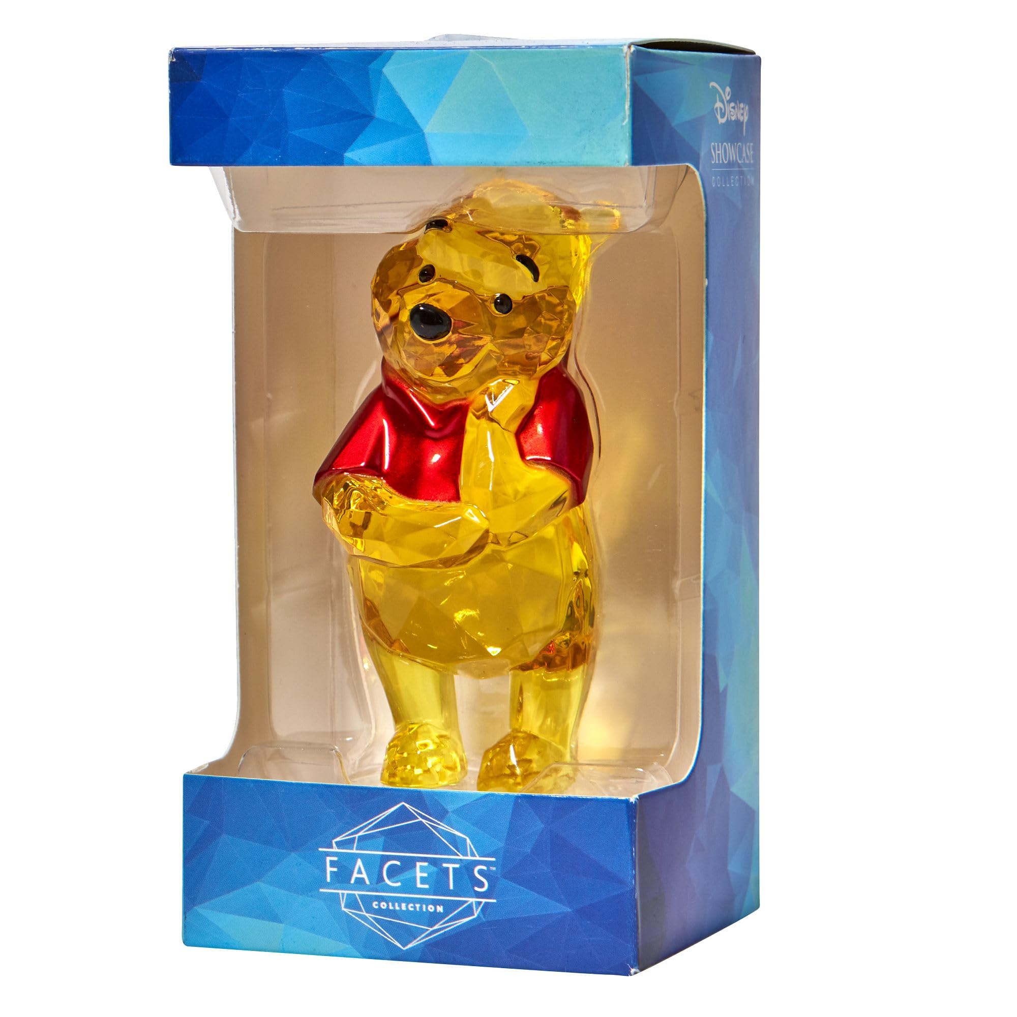 Enesco Winnie the Pooh Facet Acrylic Figurine | Licensed Facets Collection | 3.75" High 6