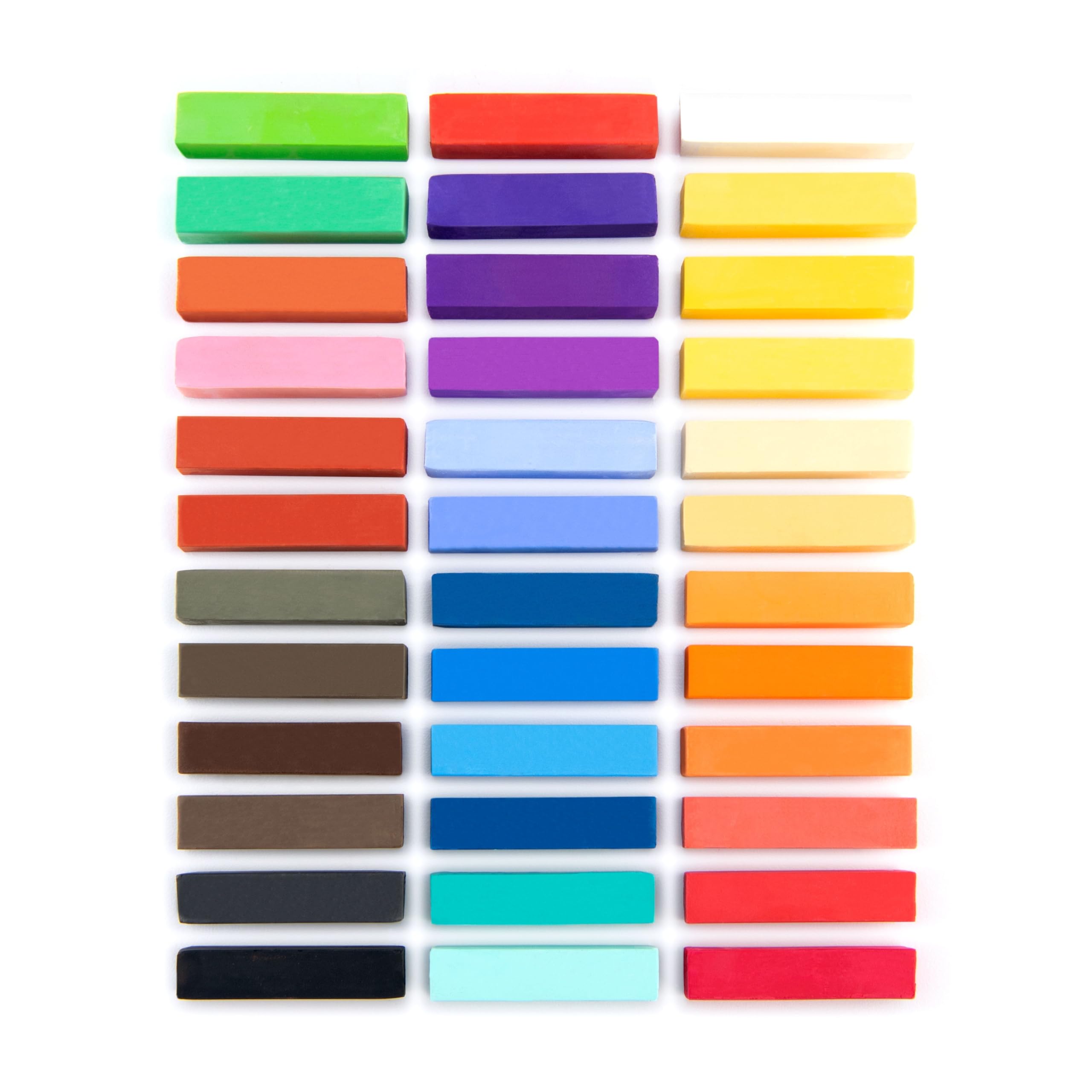 Royal & Langnickel Essentials 36 Soft Square Sketching Pastels | High Pigment | Blendable 3