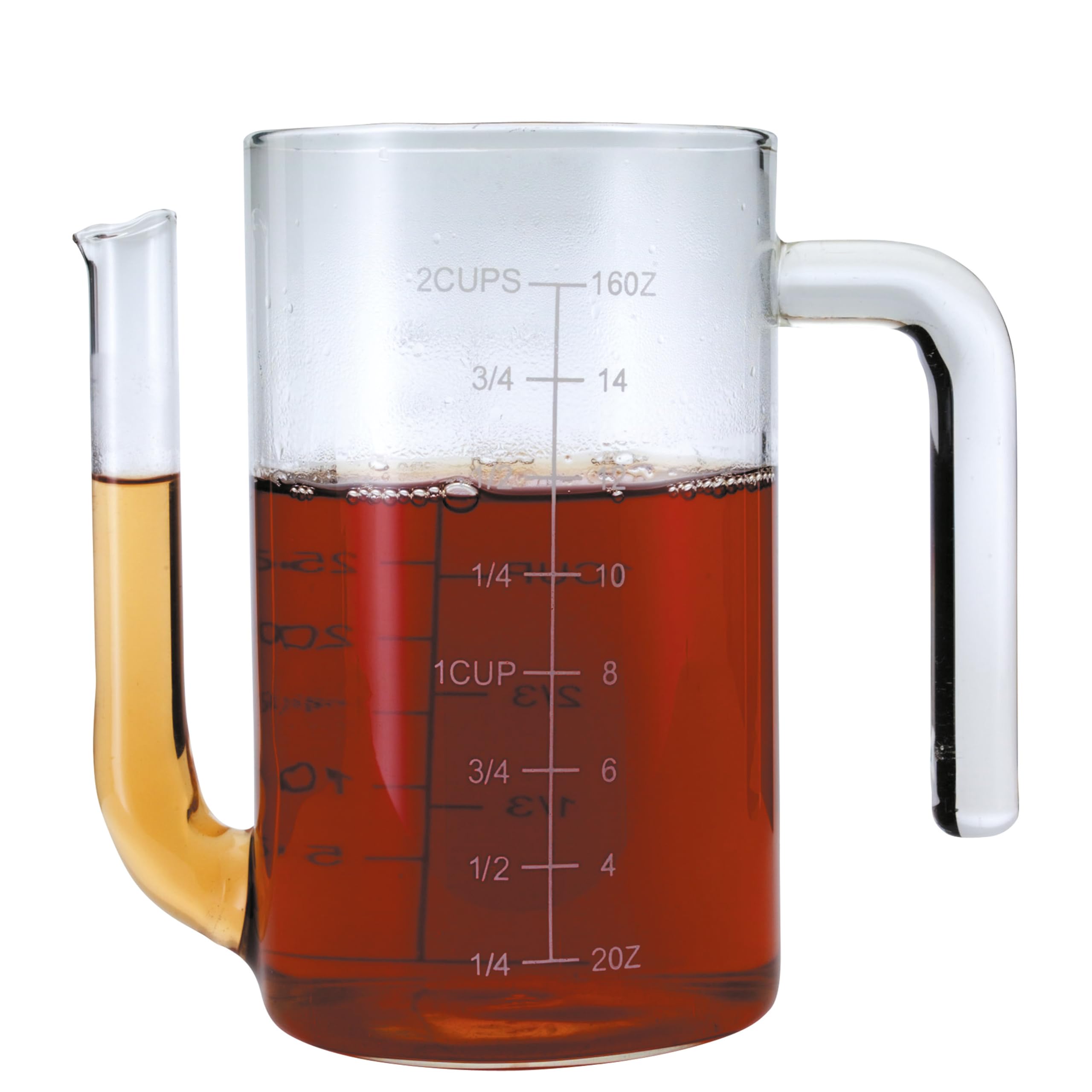 MasterClass Glass Gravy/Fat Separator Jug - 450ml Capacity | Microwave & Dishwasher Safe 3