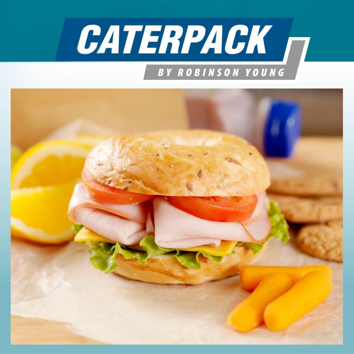 CATERPACK BY ROBINSON YOUNG Sandwich Bags - Dispenser Pack of 500 | 18x23 cm | Freezer Safe 4
