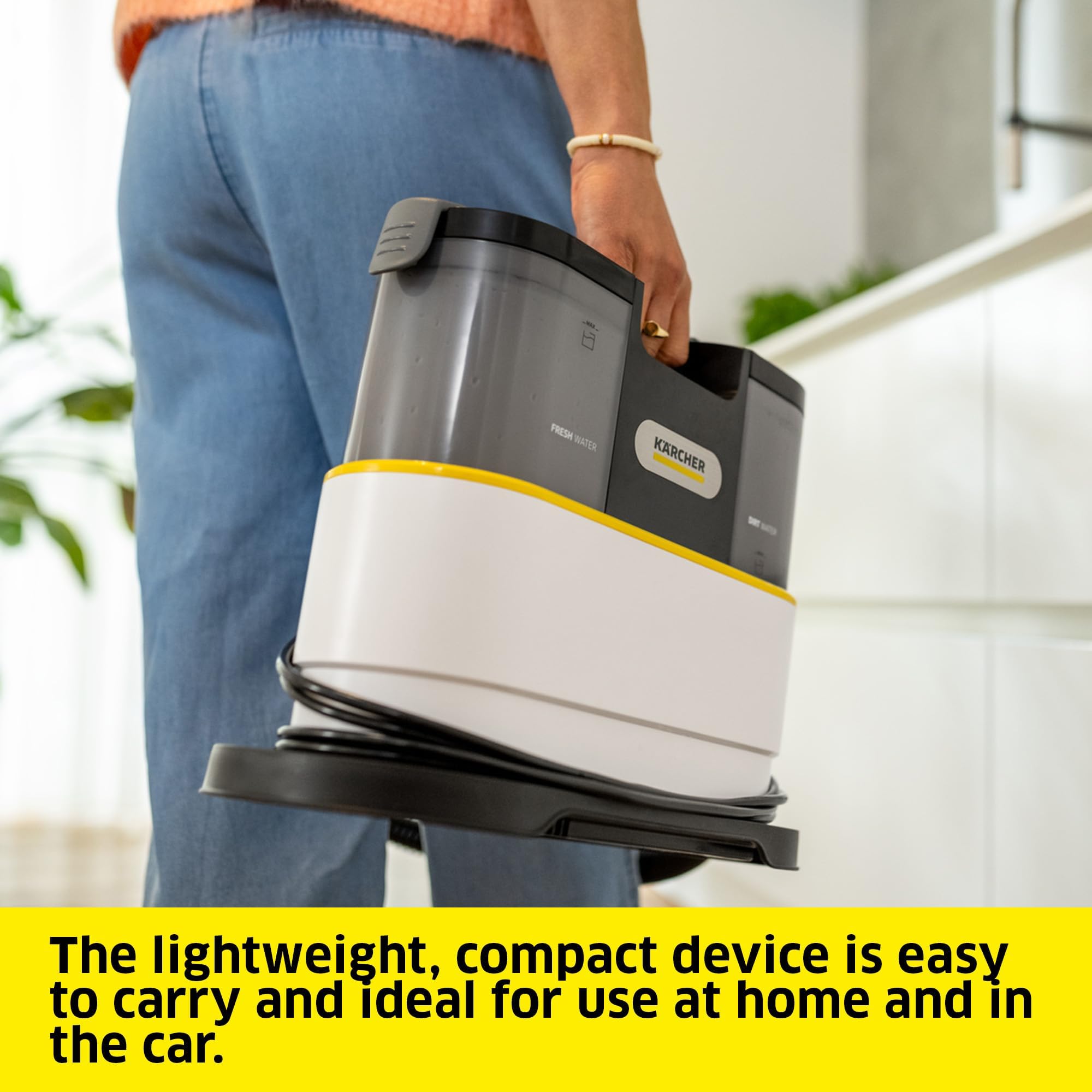 Kärcher SE 2 Spot Care Spot Cleaner - 450W Power | 1.5L Capacity | White 7