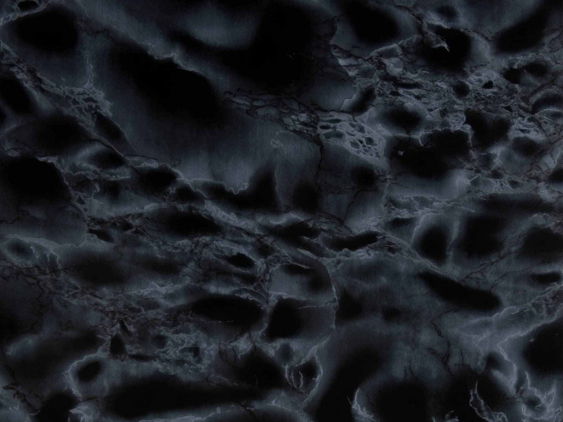 Fablone Self Adhesive Plastic Film - Black Marble Effect | 67.5cm x 2m Roll | FAB10355 1