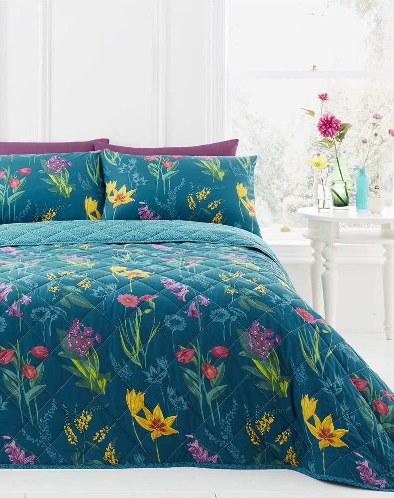 Dreams & Drapes Ingrid Easy Care Duvet Cover Set - Teal | King Size (230x220cm) | 3 Piece 4