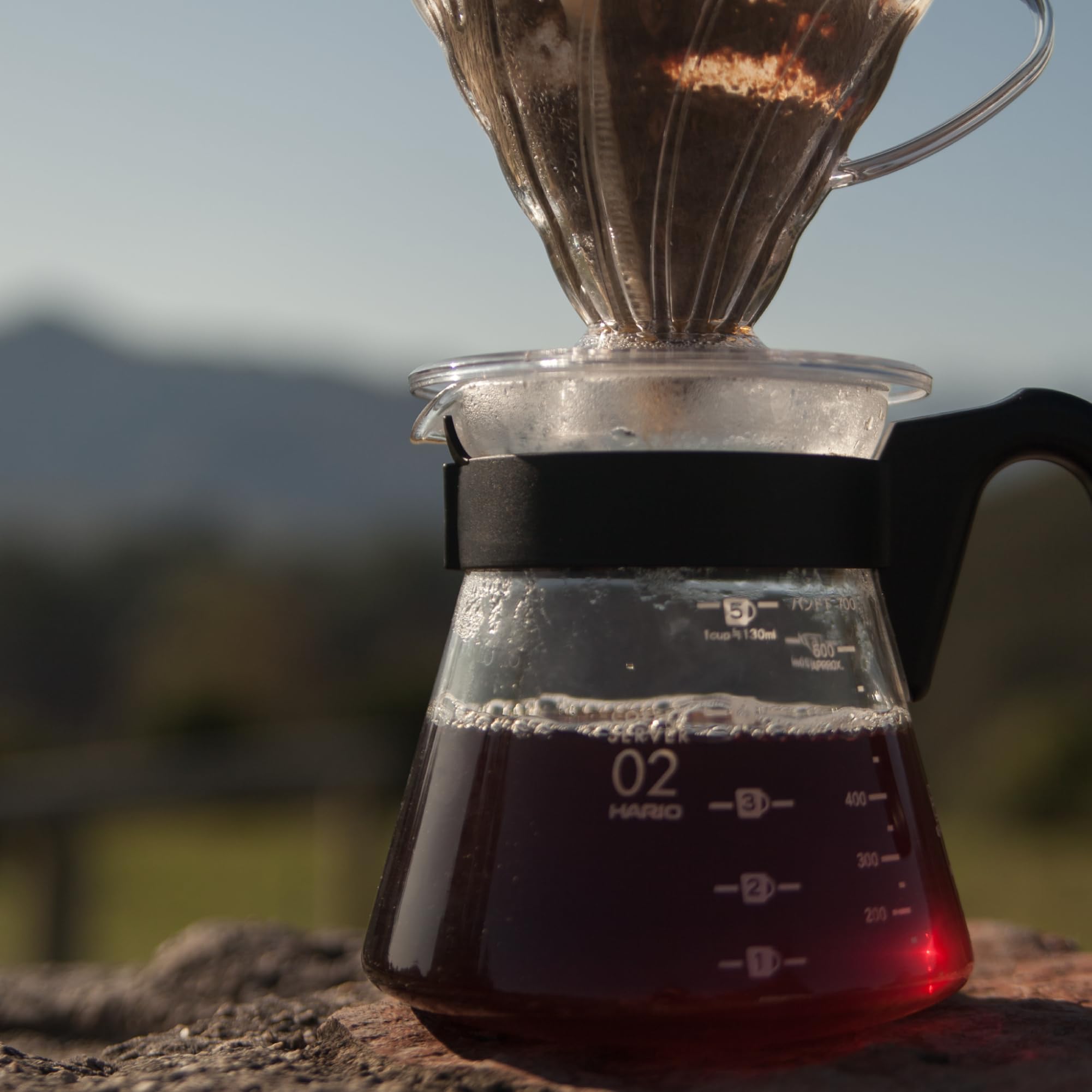 HARIO V60 Cafetière Coffee Server - 700ml Glass French Press | Heat Resistant 5