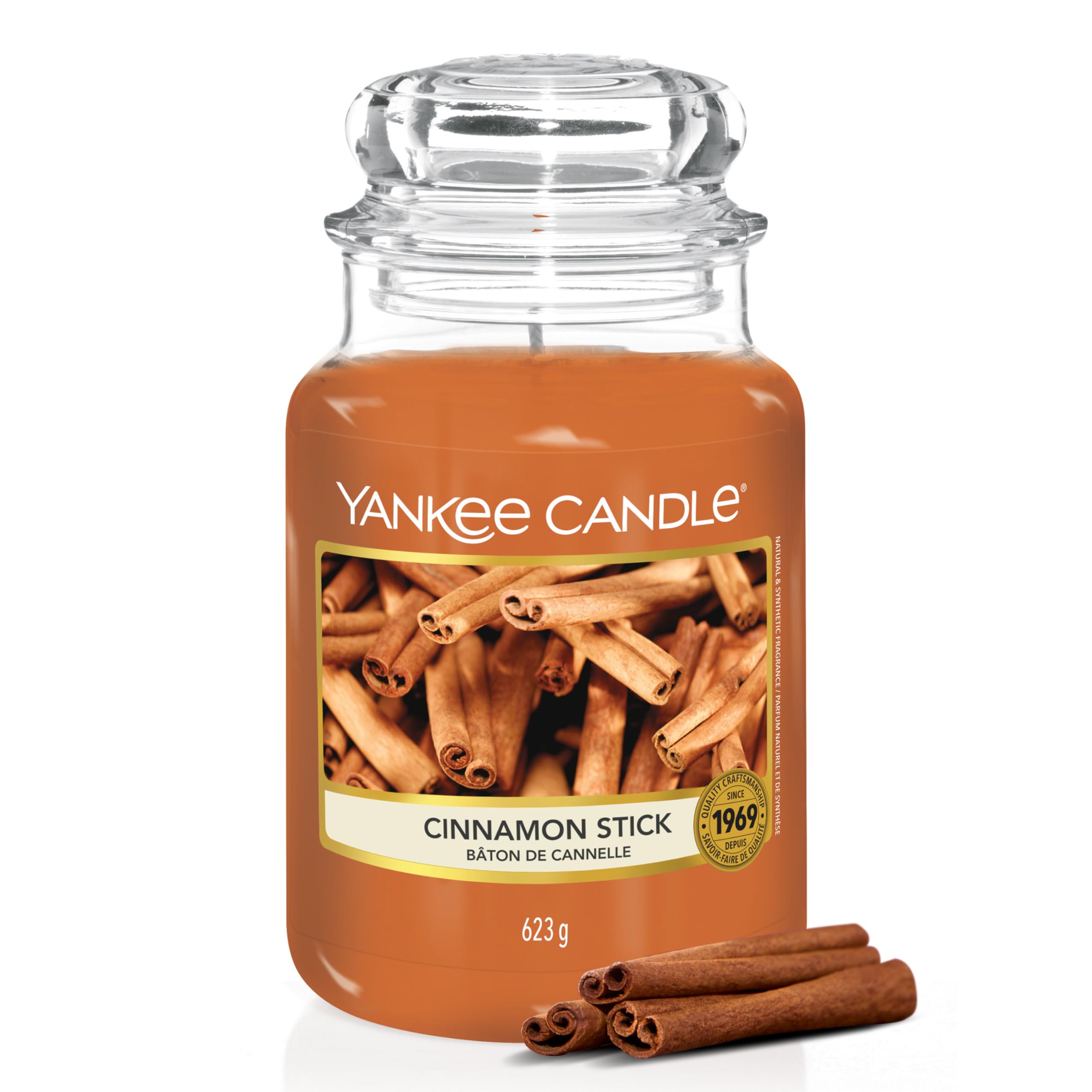 Yankee Candle Cinnamon Stick Scented Candle | Large Jar | Up to 150 Hours Burn Time 1
