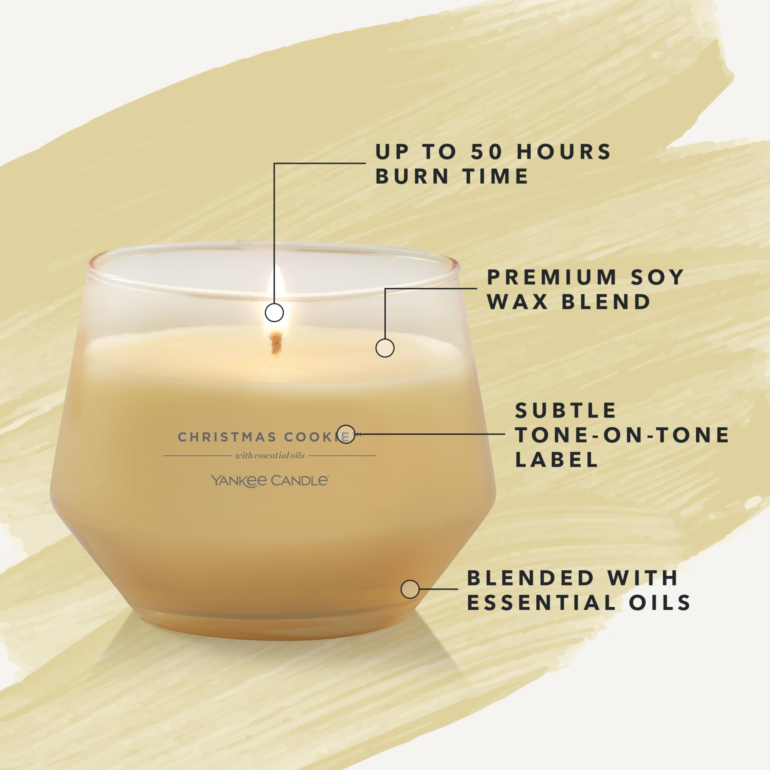 Yankee Candle Studio Christmas Cookie Scented Candle | Premium Soy Blend | 35-50 Hr Burn Time 4