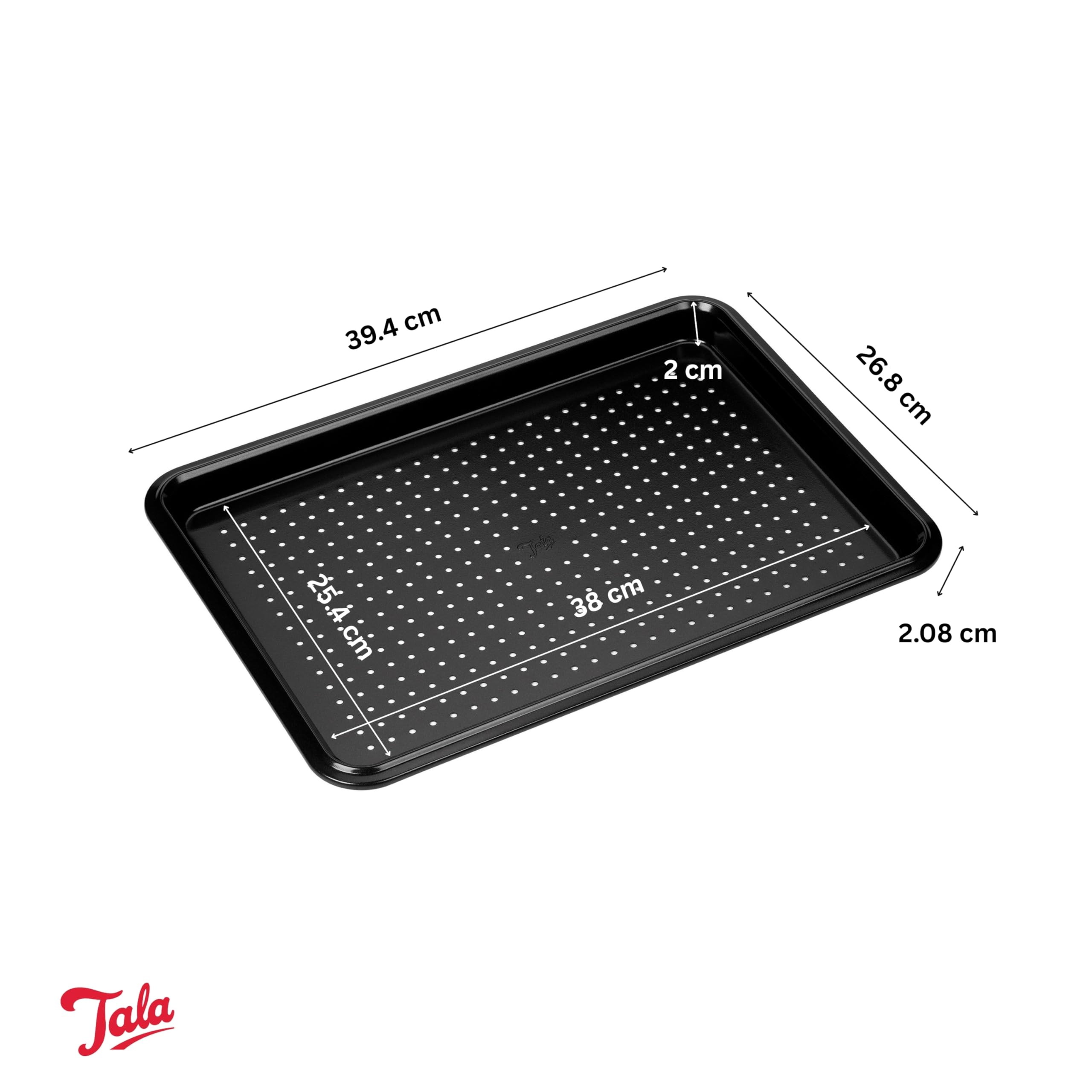 Tala Performance Crisper Baking Tray - Carbon Steel, Eclipse Non-Stick | 39.4x26.8x2.08 cm 3