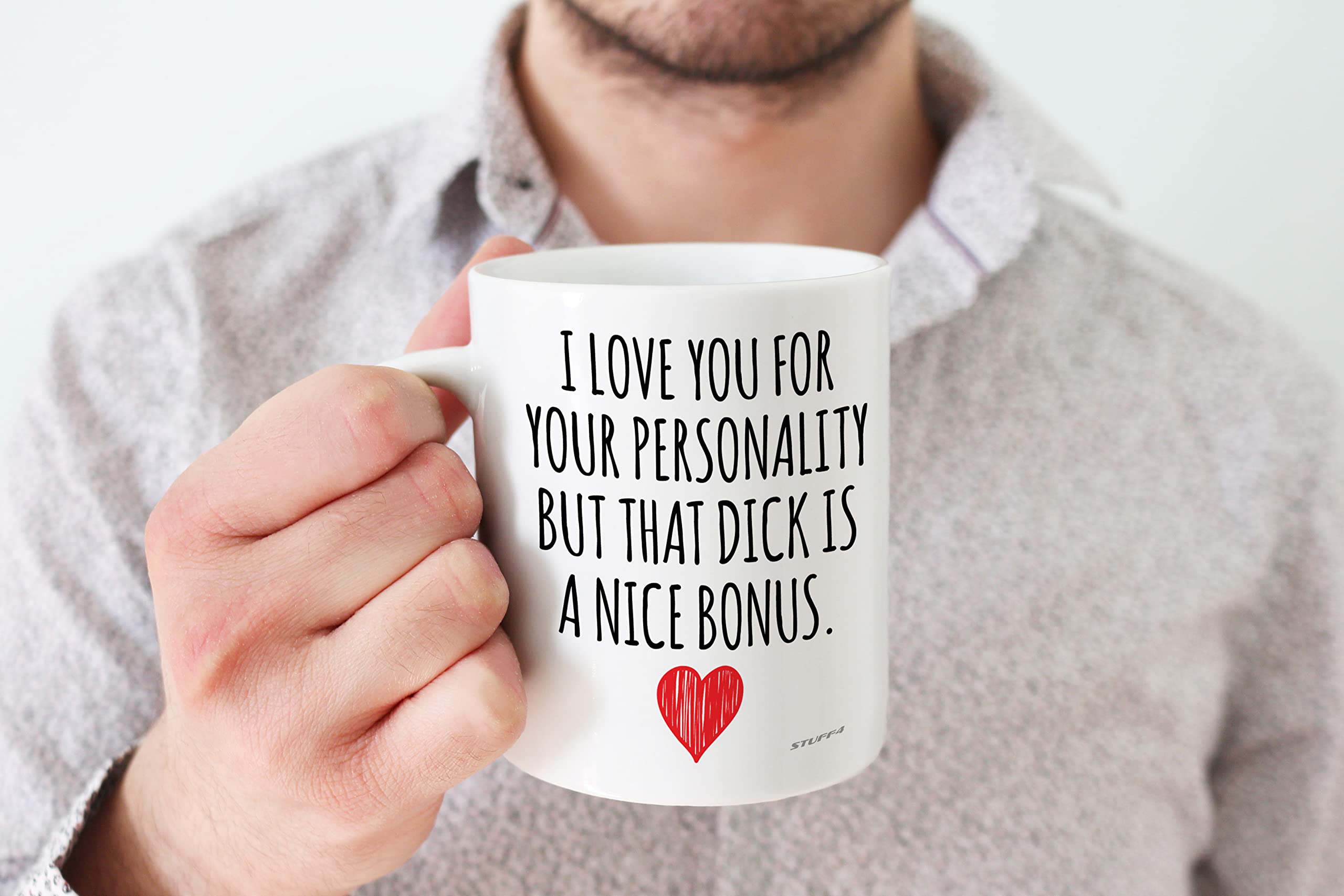 Stuff4 Funny I Love You D**k Bonus Ceramic Coffee Mug | 11oz | Dishwasher & Microwave Safe 3