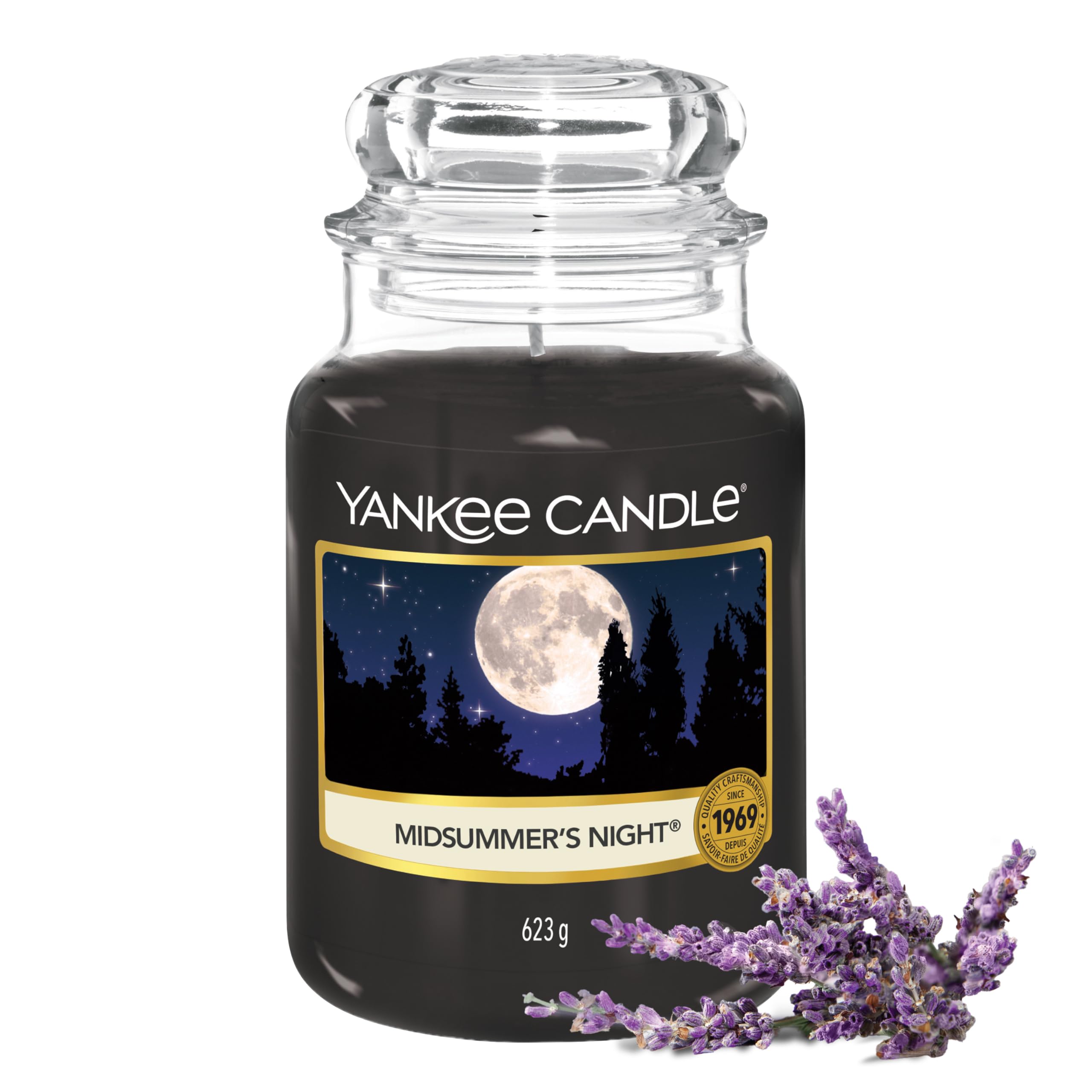 Yankee Candle Midsummer's Night Large Jar Scented Candle | 623g | Long Burning 1