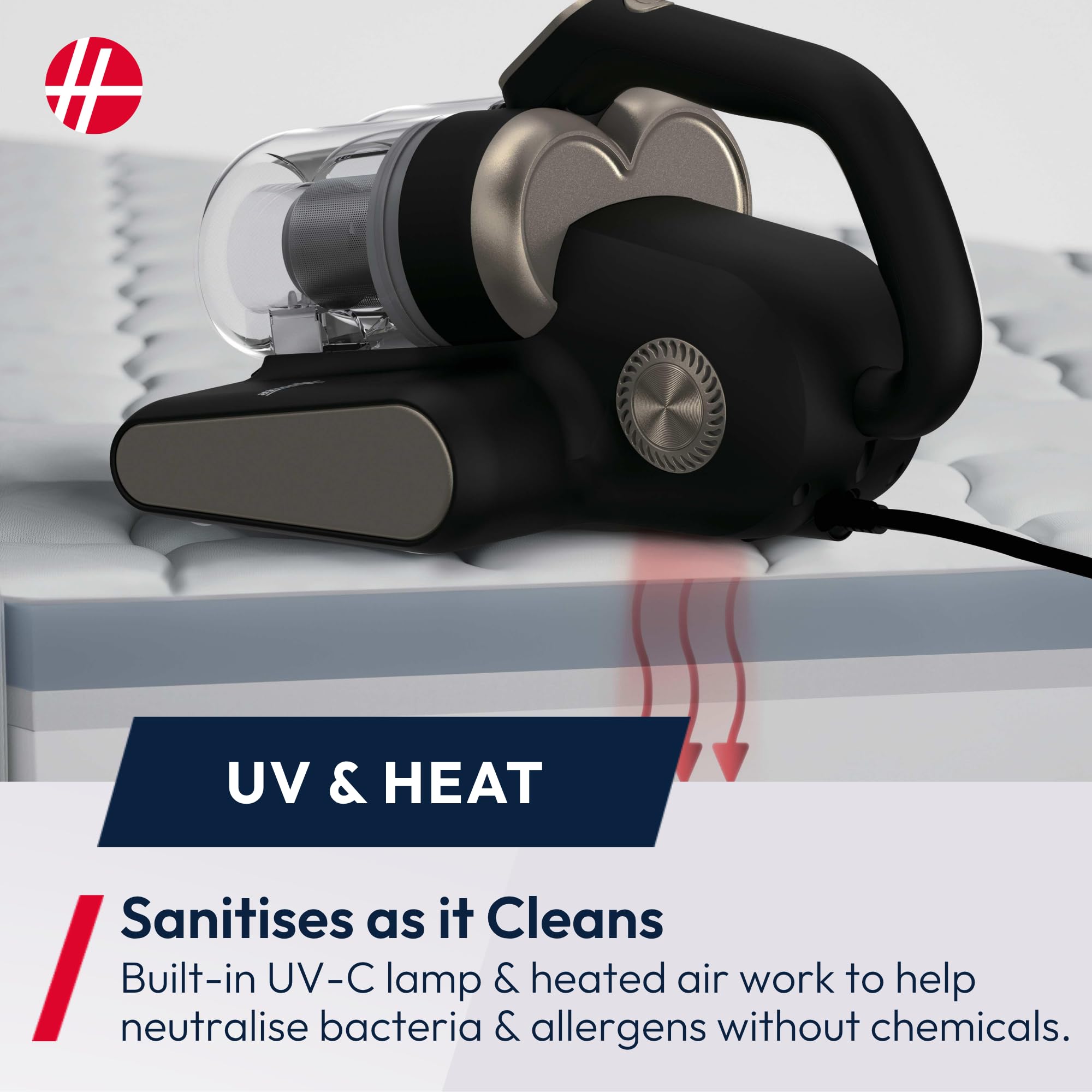 Hoover HMC520UV Mattress Vacuum Cleaner - 4-in-1 with UV Light & Drying | 3.23kg 5