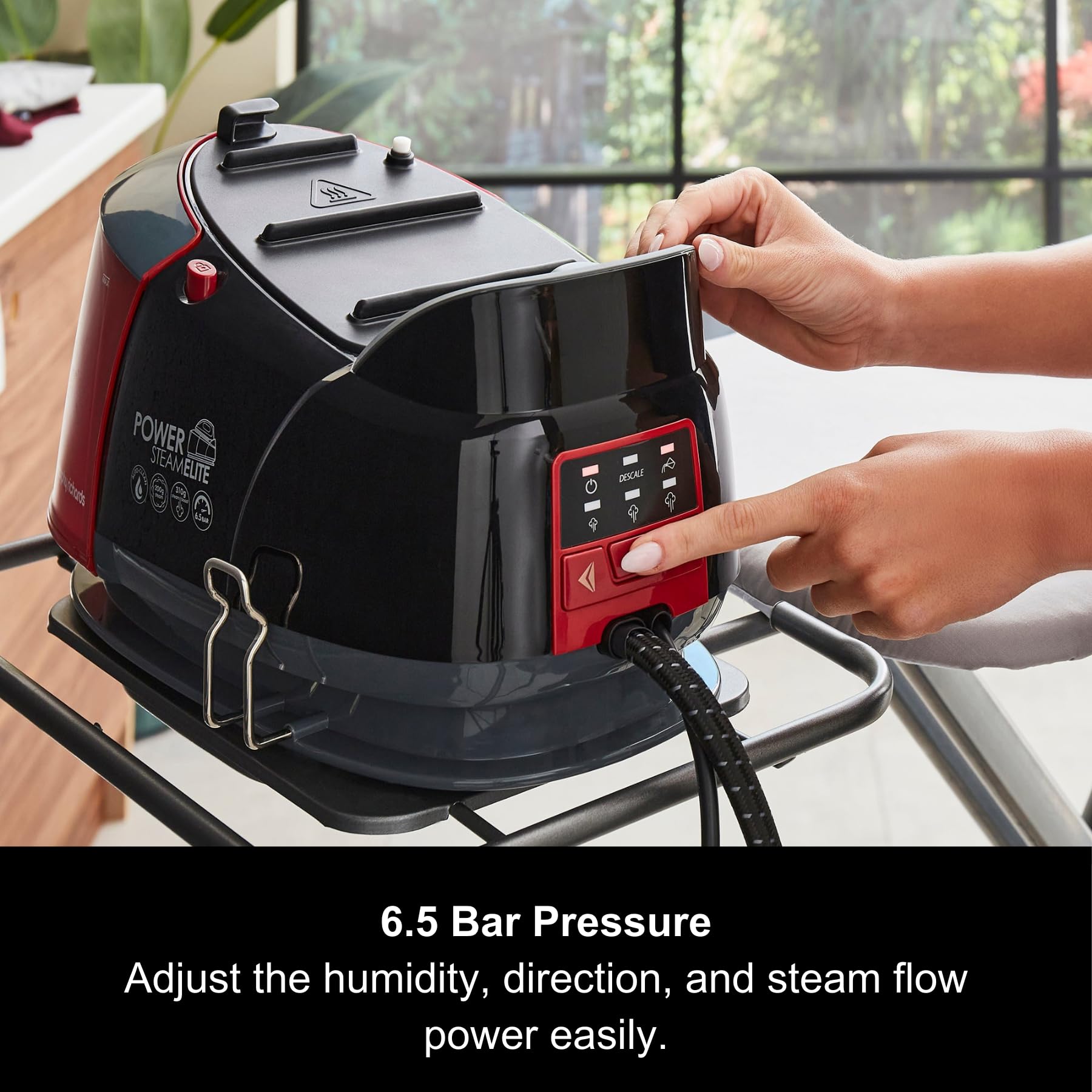 Morphy Richards Power Steam Elite + Steam Generator Iron - 6.5 Bar Pressure | 1.8L Capacity | Ceramic Soleplate 3