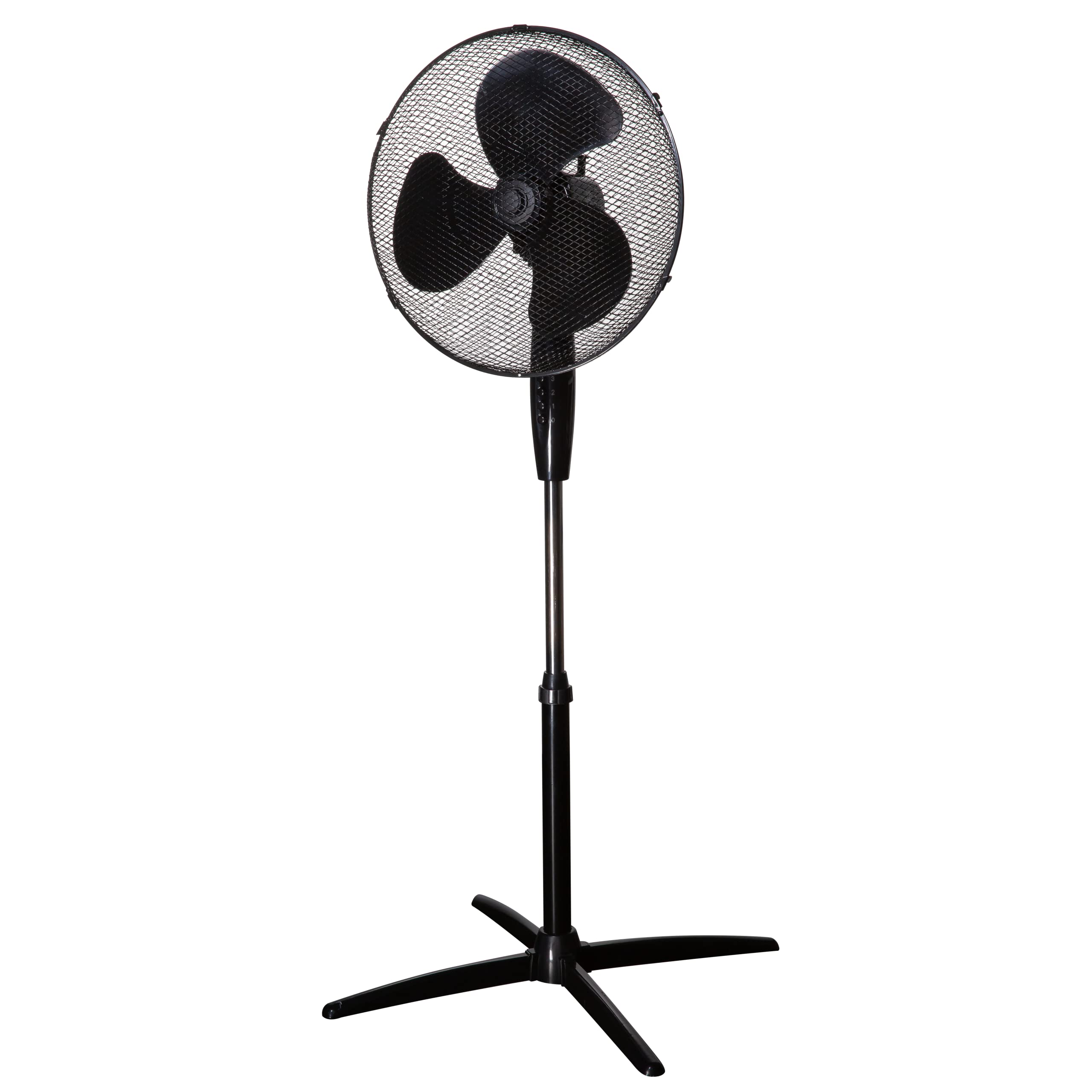 Zanussi 16 Inch Lightweight Pedestal Fan - 3 Speeds, 90° Oscillation, Adjustable Height 1