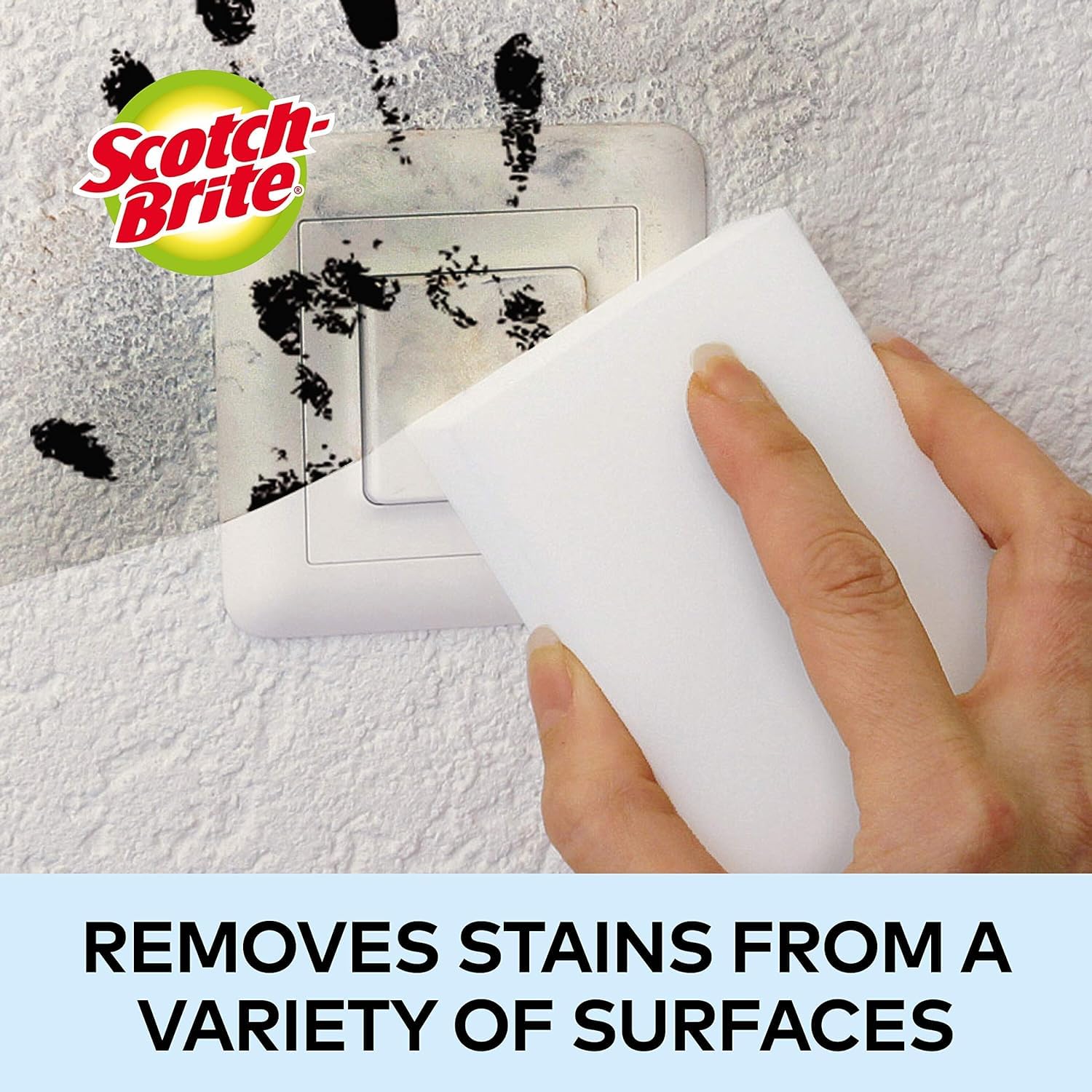 Scotch-Brite Magic Easy Eraser Sponge - Melamine Cleaner, Value Pack of 12 3