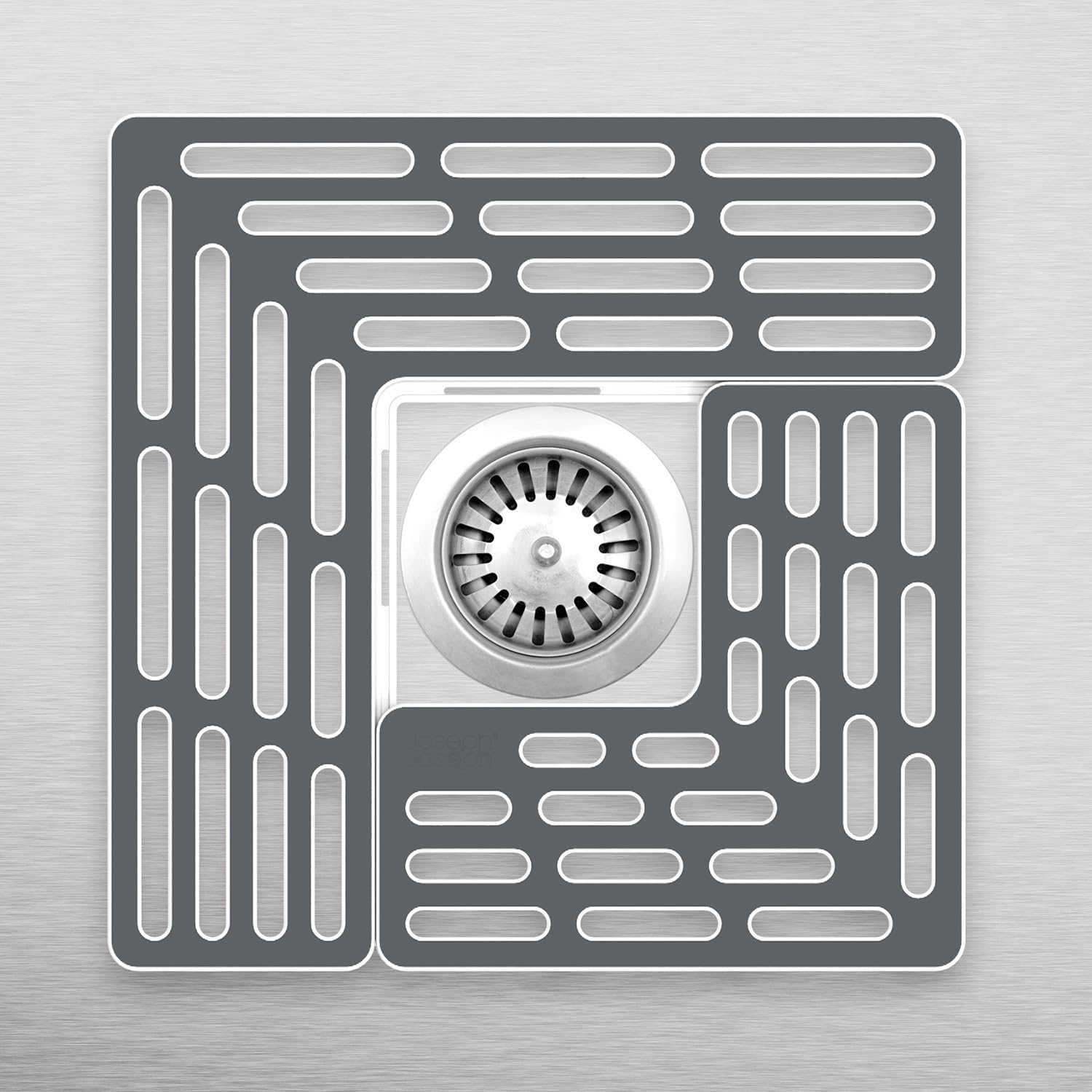 Joseph Joseph Sink Saver Adjustable Protector - Grey | Fits 31cm Sinks | 2-Piece Design 5