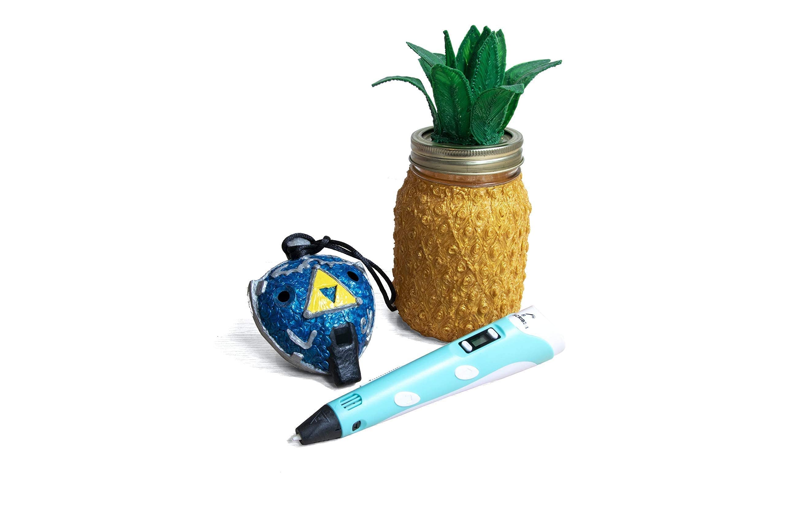 SCRIB3D P1 3D Printing Pen with Display - Includes 3 Starter Colors of PLA Filament 6