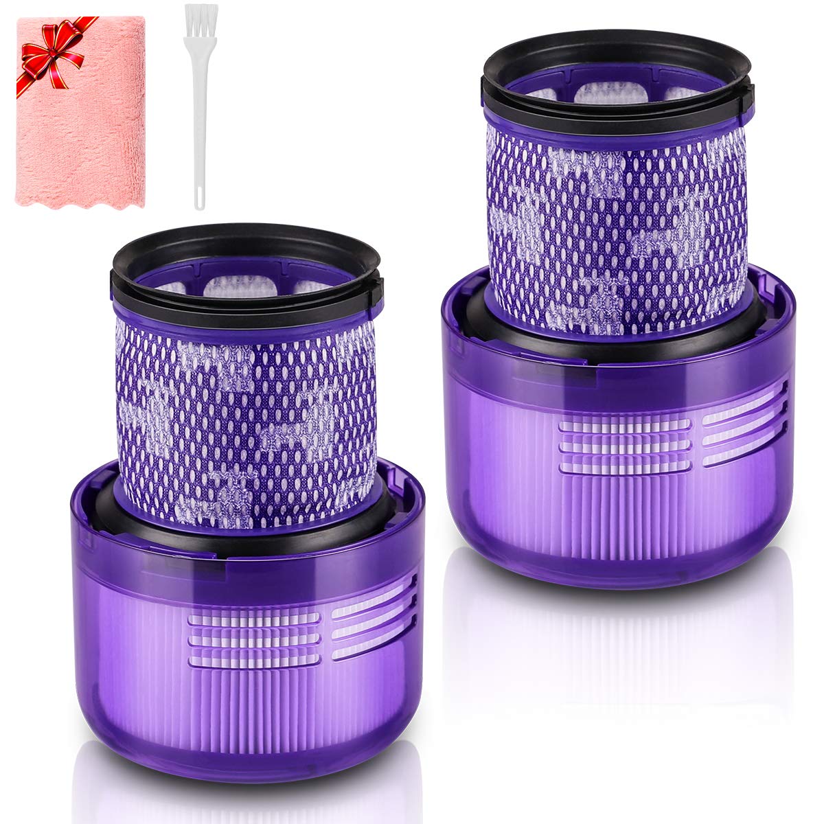 morpilot Replacement Filters for Dyson V11 V15 SV14 Absolute Animal Cordless Vacuum Cleaner | 2 Pack