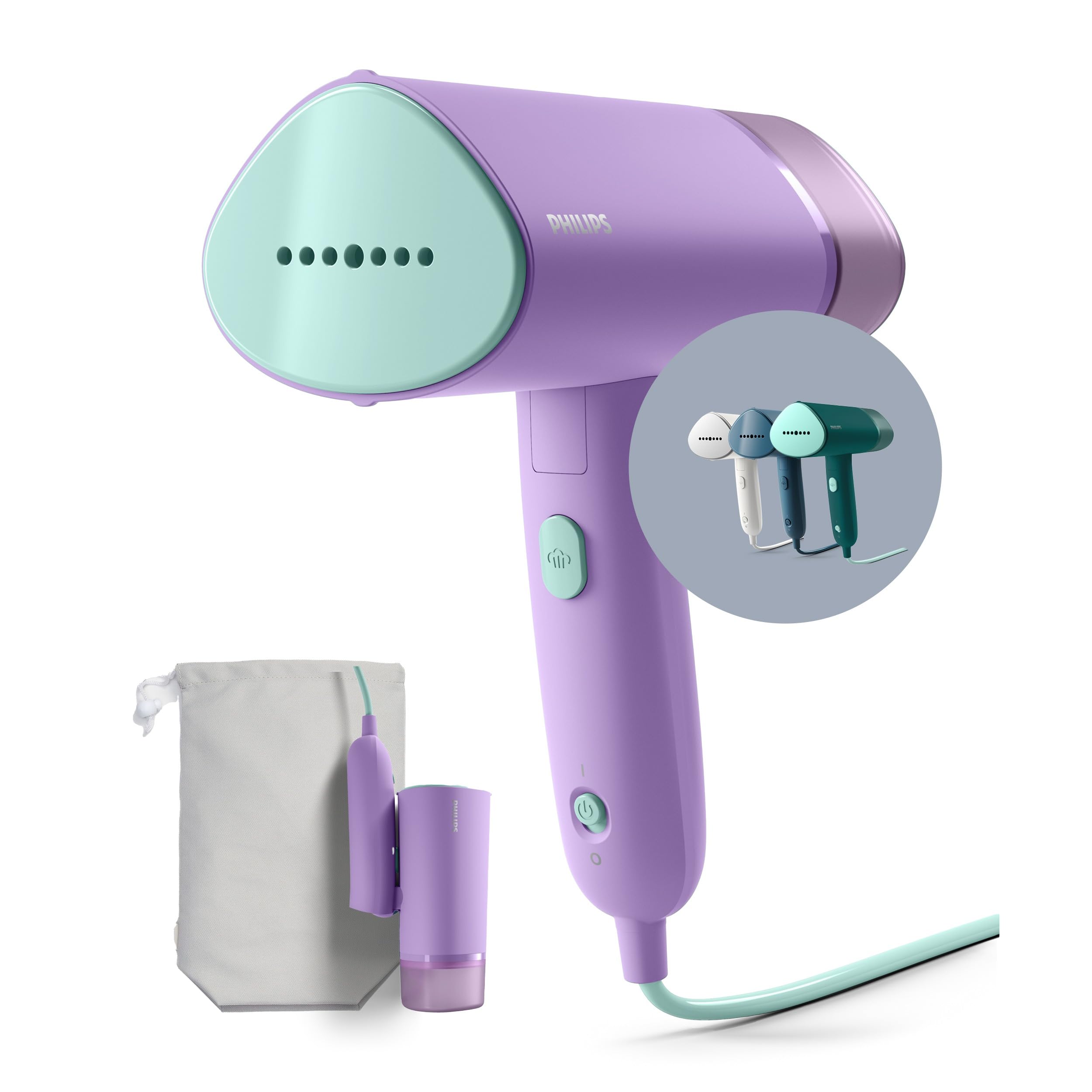 Philips 3000 Series Handheld Steamer - 1000W Power, 20 g/min Continuous Steam, 100ml Tank 2