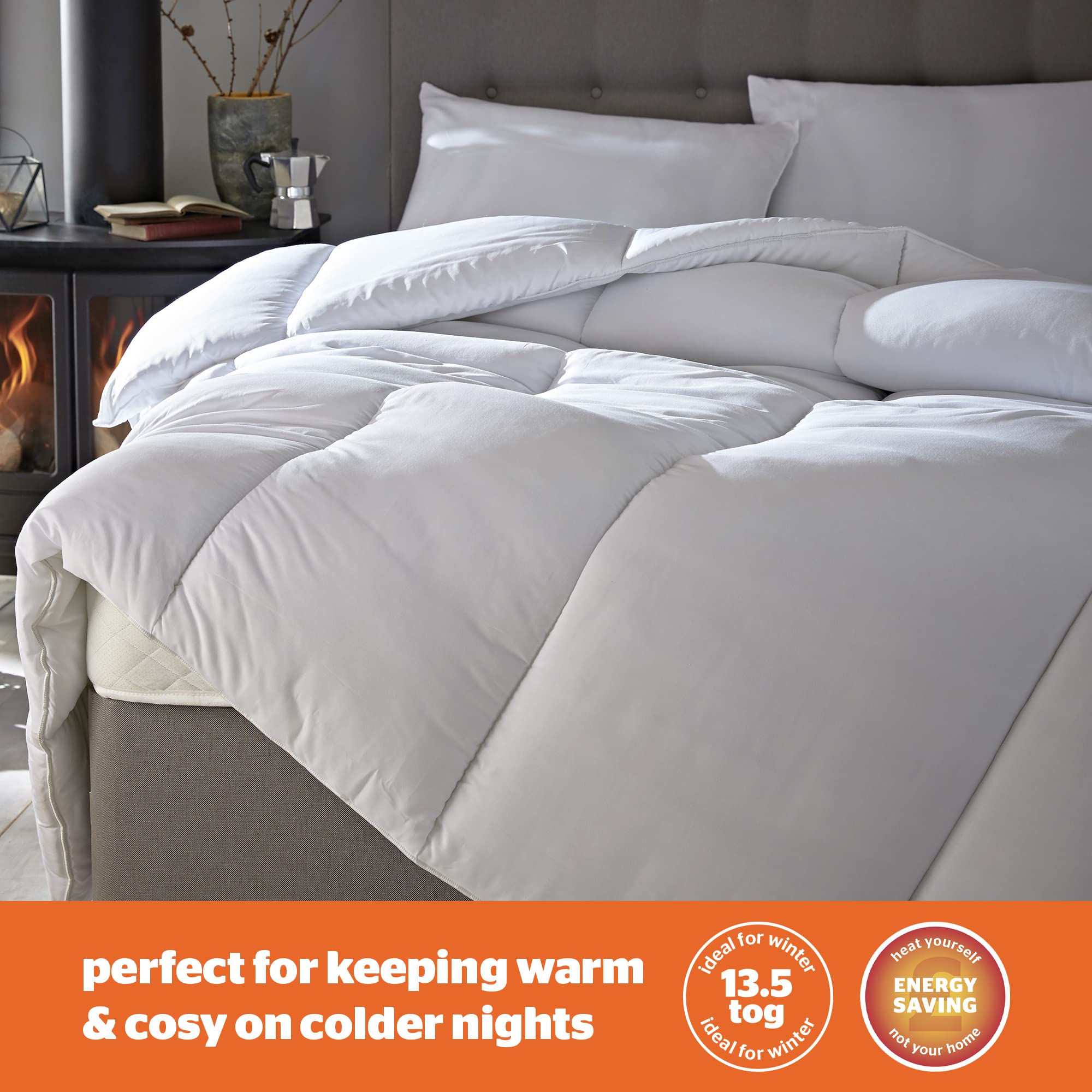 Silentnight Warm & Cosy King Size 13.5 Tog Winter Duvet | Hypoallergenic Microfibre 2
