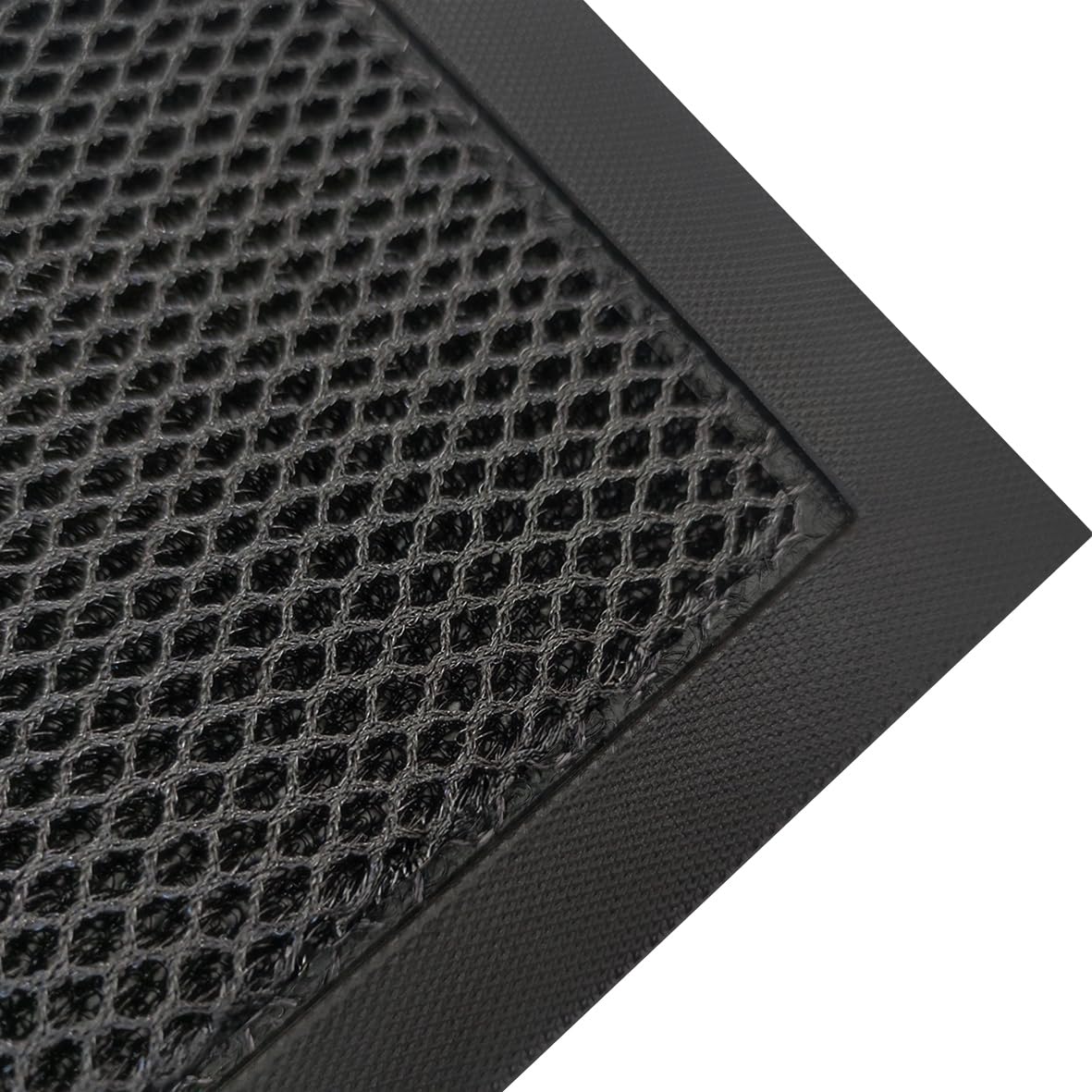 Nicoman 3D Mesh Doormat - Heavy-Duty Dirt Trapper | 76x43cm Black | Non-Slip 8