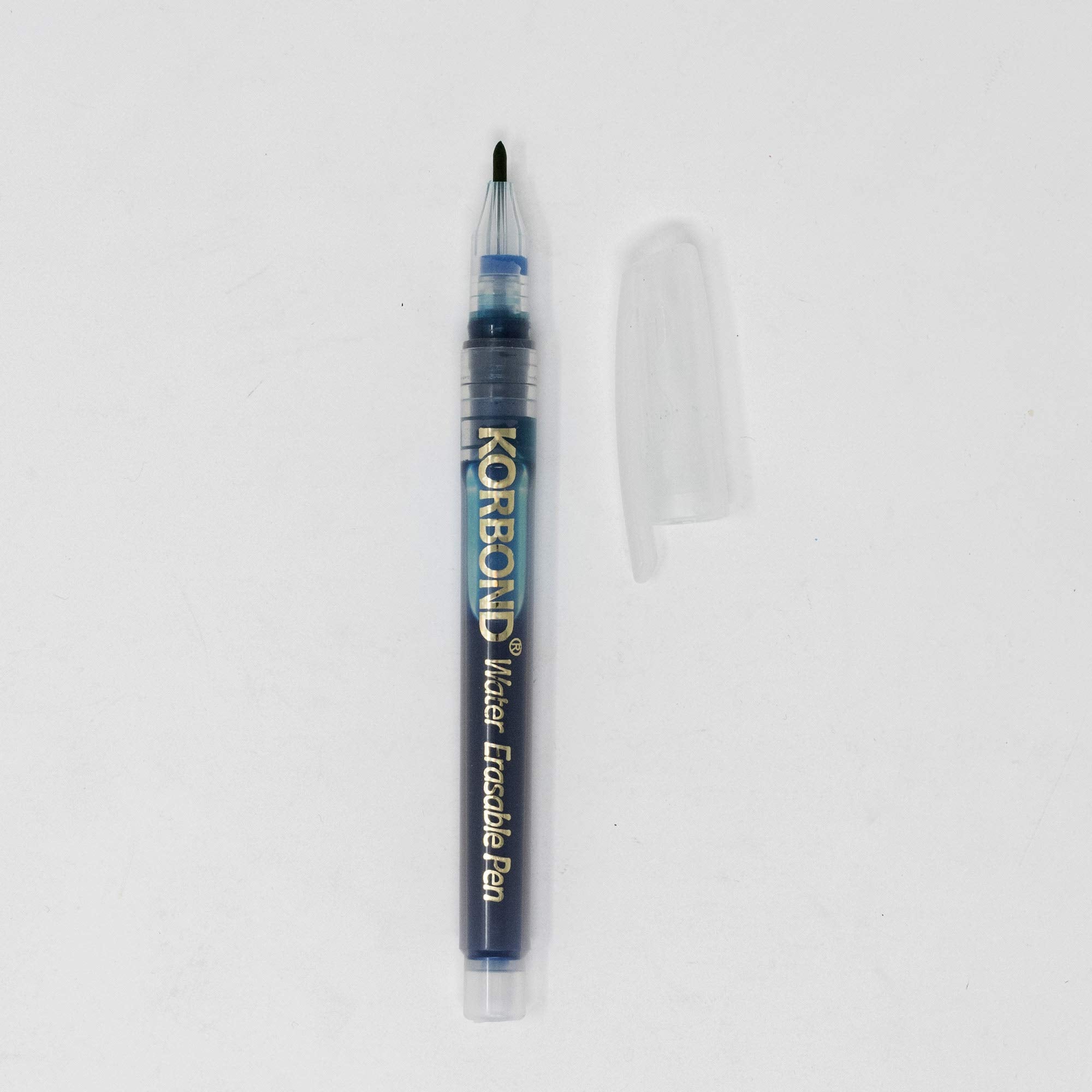 KORBOND Water Erasable Marker - Blue Ink for Fabric Marking | Mess-Free Alternative to Chalk 8