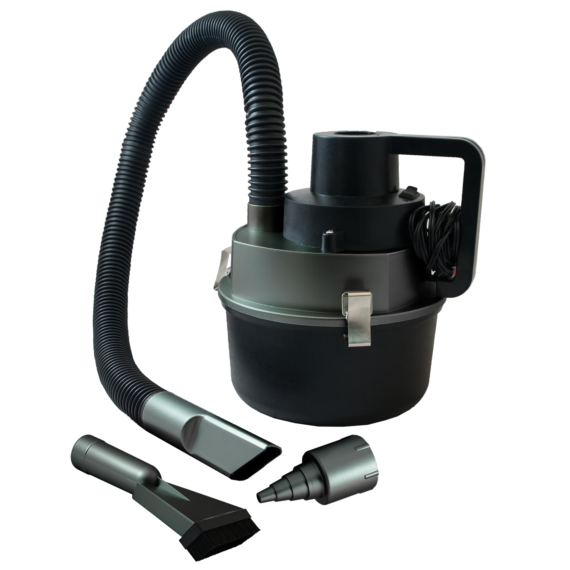 Sakura SS5311 120W Wet-Dry Vacuum Cleaner - 12V Powered, Portable, Inflator Function 1