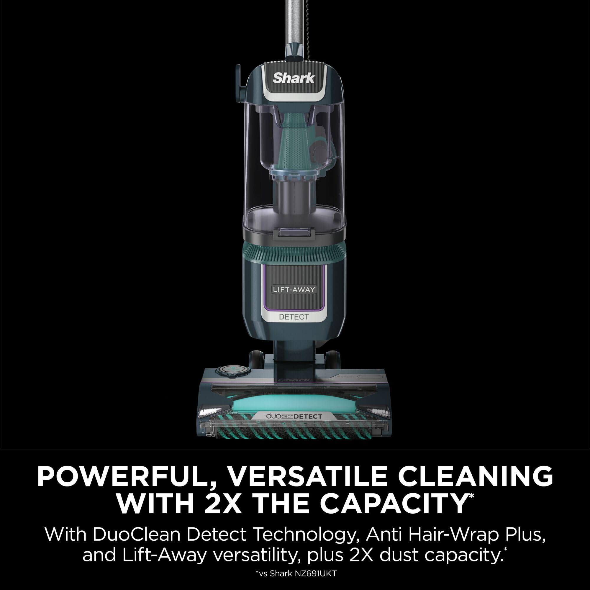 Shark Detect XL Corded Upright Vacuum Cleaner - Ultra-Powerful Pet Hair Pick-Up | DuoClean Detect | Blue 3