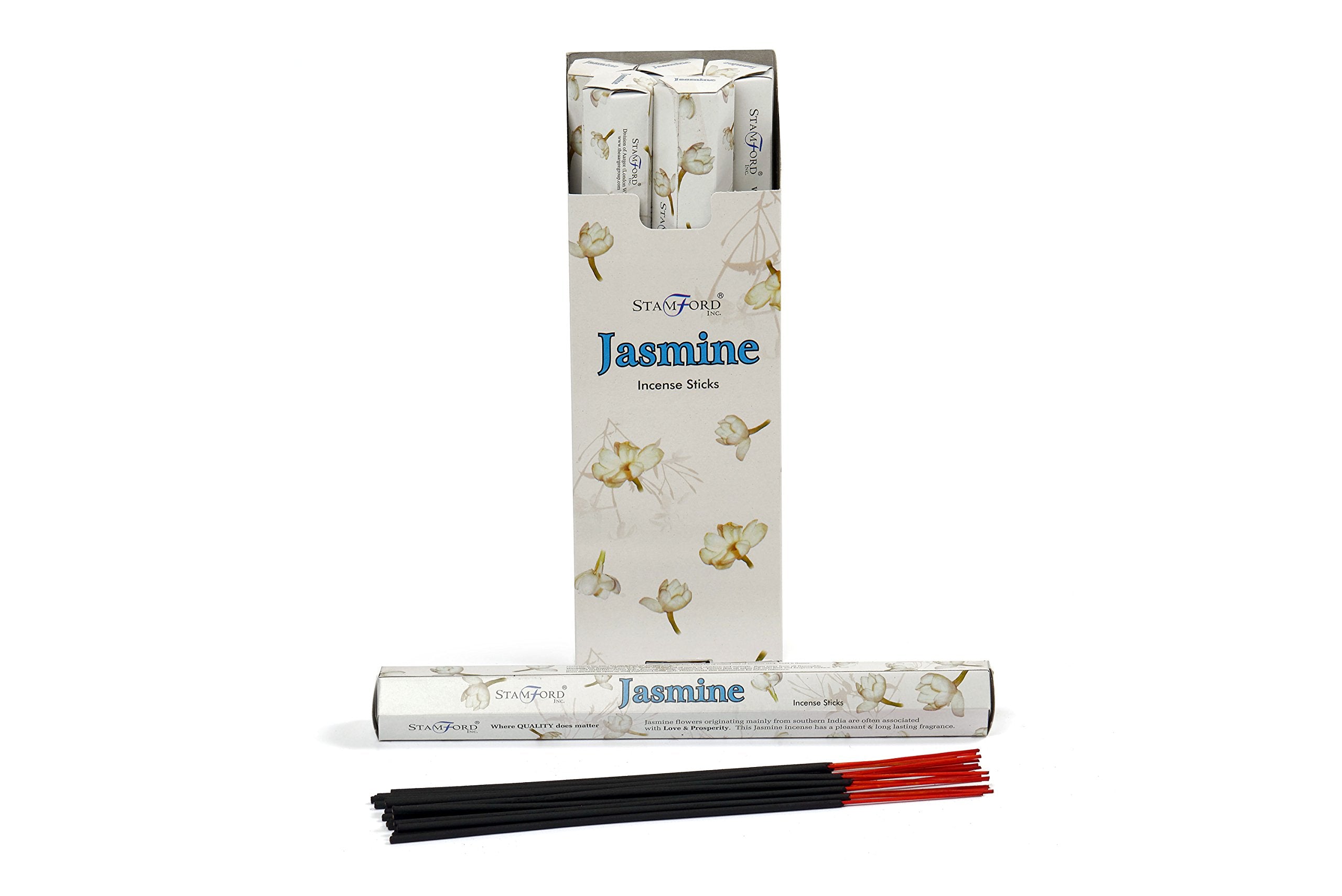 STAMFORD INC. Jasmine Incense Sticks - 120 Sticks Total (6 Packs x 20) | Floral Scent for Relaxation 2