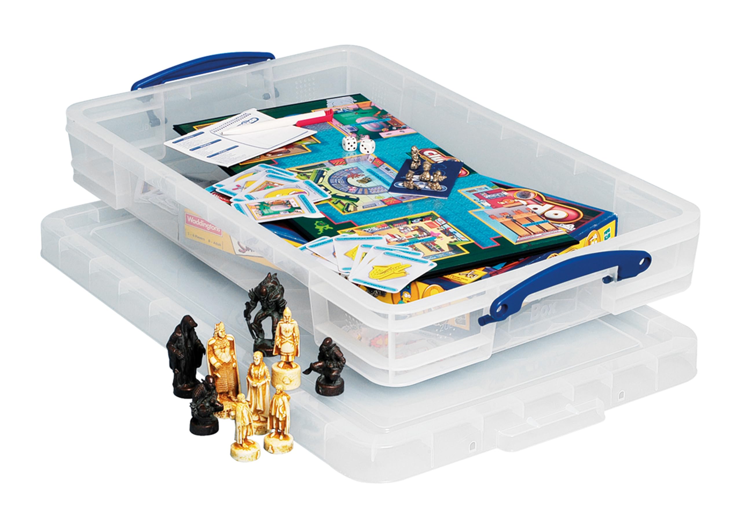 Really Useful Box Storage Box - 20L Capacity, Clear, Pack of 3 | Polypropylene 4