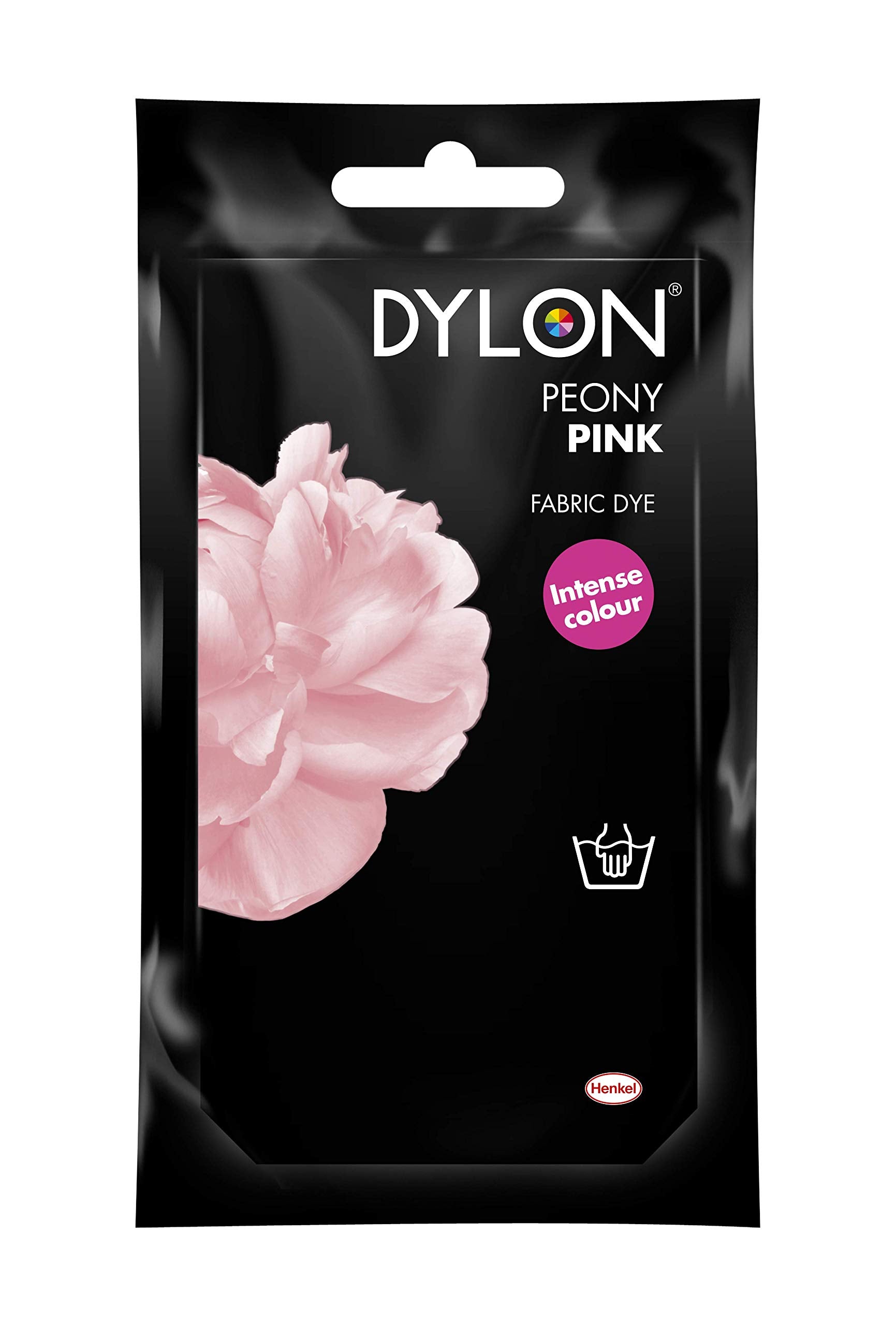 Dylon Hand Dye Sachet for Clothes & Soft Furnishings - Peony Pink | 50g Powder Dye 1