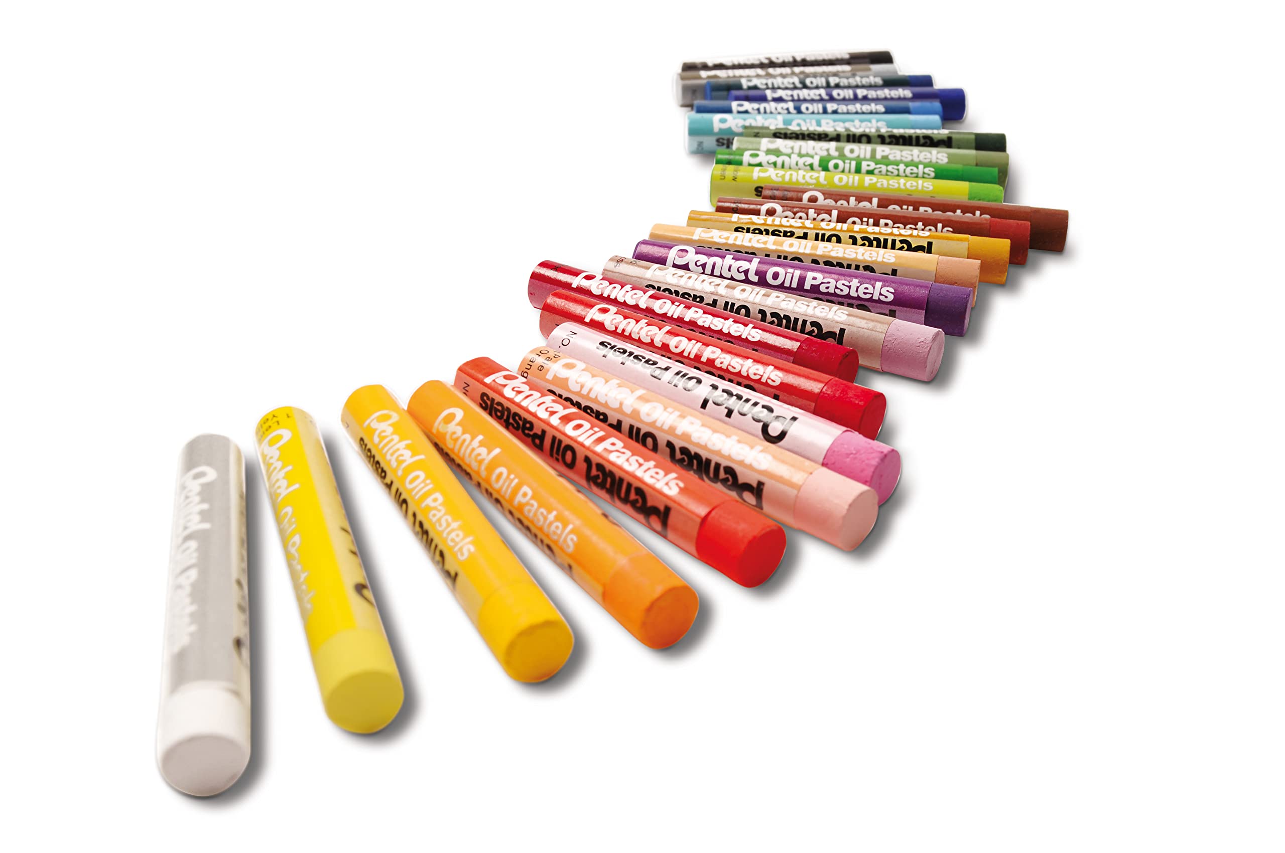 Pentel Arts Oil Pastels - Brilliant Fade-Resistant Colours | Pack of 25 Sticks 4