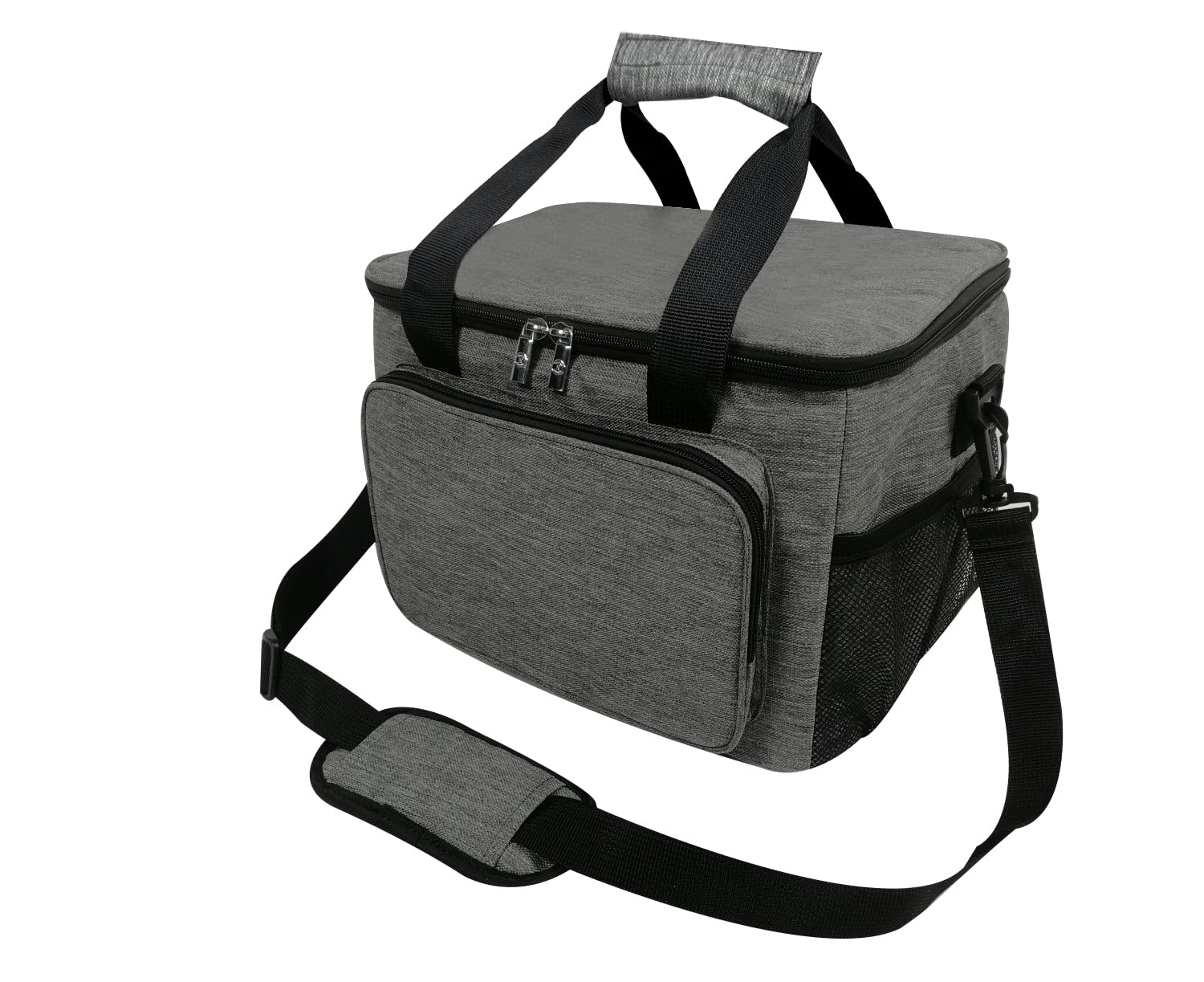 REQUISITE NEEDS Insulated Picnic Bag 15L Cooler Bag | Portable EVA Construction | Grey 7