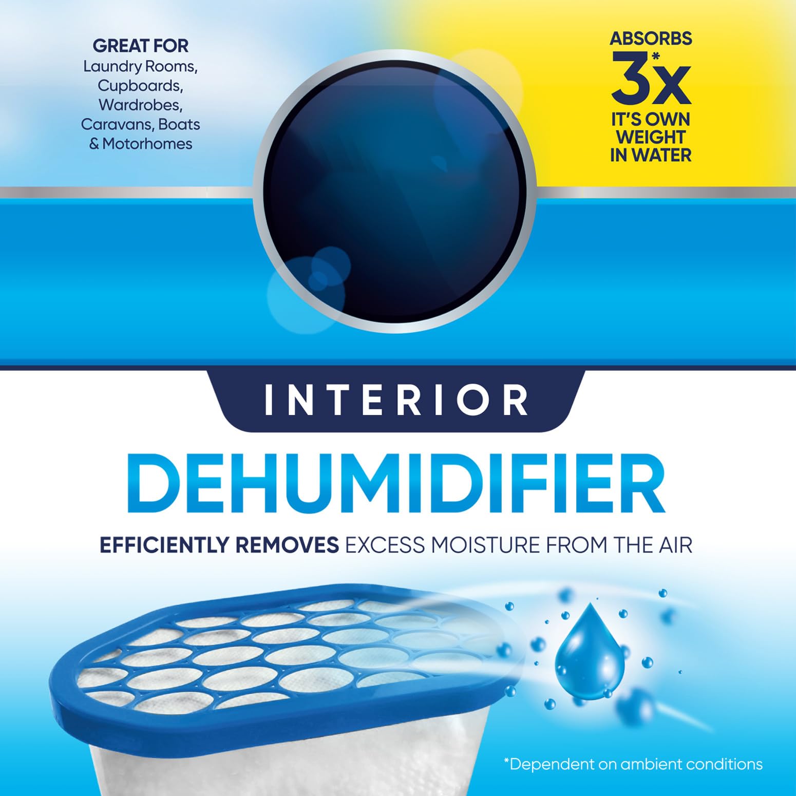 Vivo Technologies Interior Dehumidifier Pack of 10 X 500ml | Stops Damp, Mould & Condensation 3