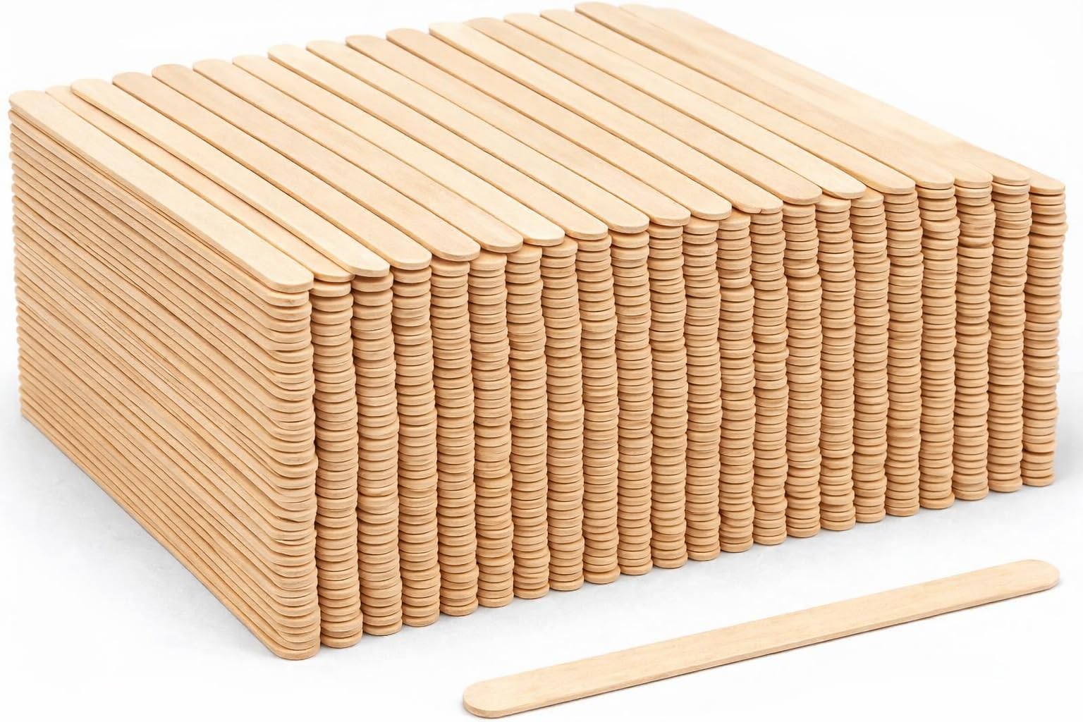 1ABOVE Wooden Coffee Stirrers - 1000 Pack, 140mm (5.5') Disposable Birch Wood